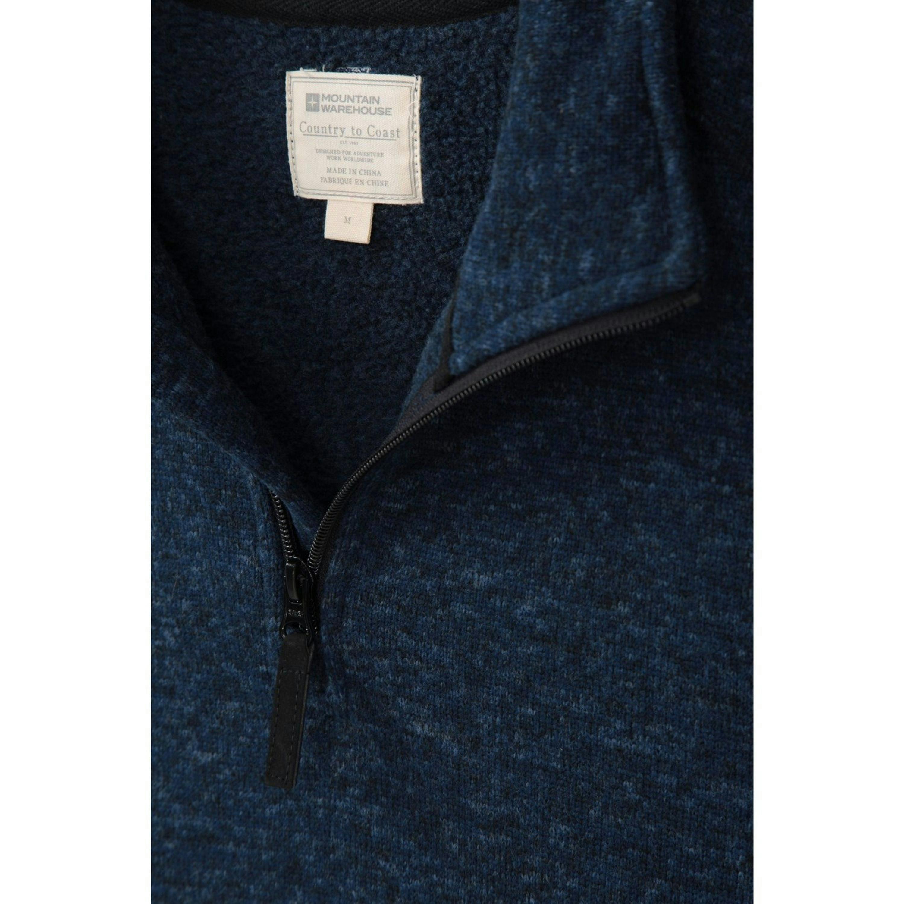 Mountain Warehouse Mens Idris II Half Zip Fleece Top , view 4 of 5