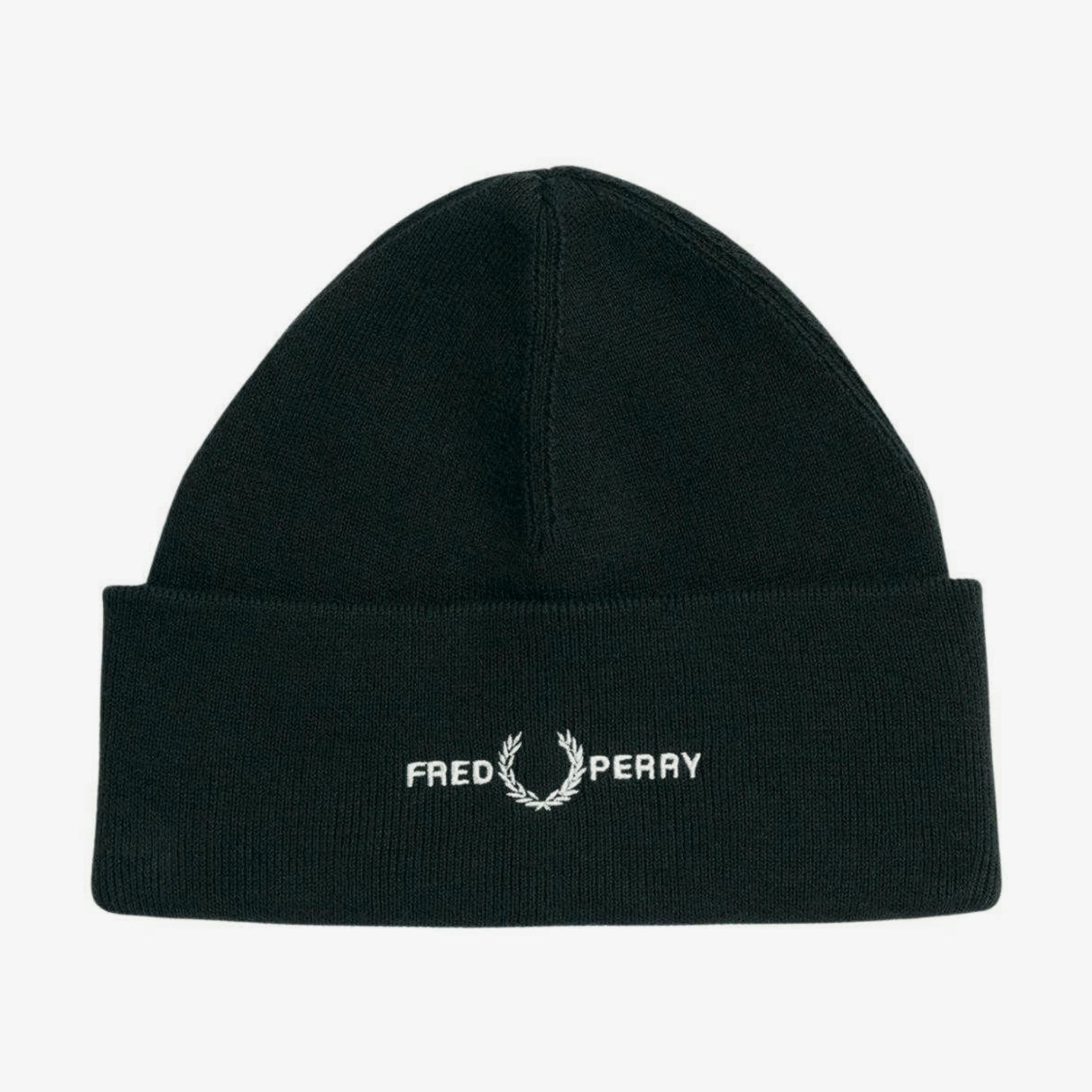 Fred Perry Unisex Adult Graphic Logo Beanie , view 1 of 1