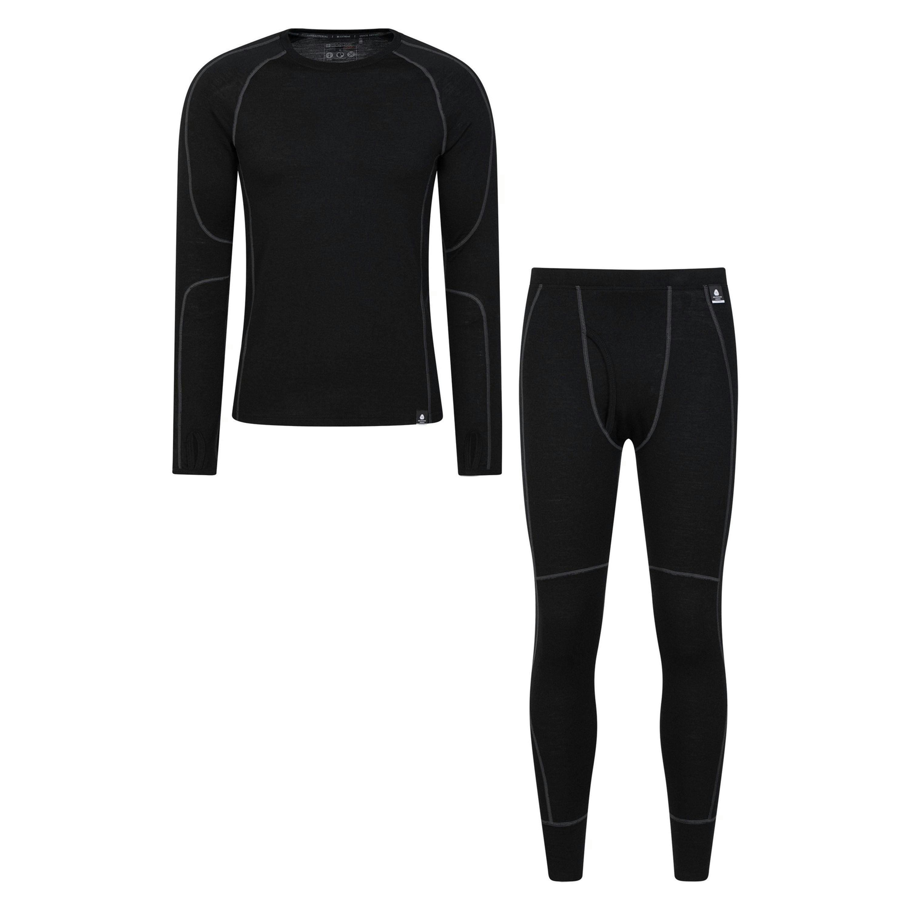 Mountain Warehouse Mens Asgard Merino Wool Base Layer Set , view 1 of 5