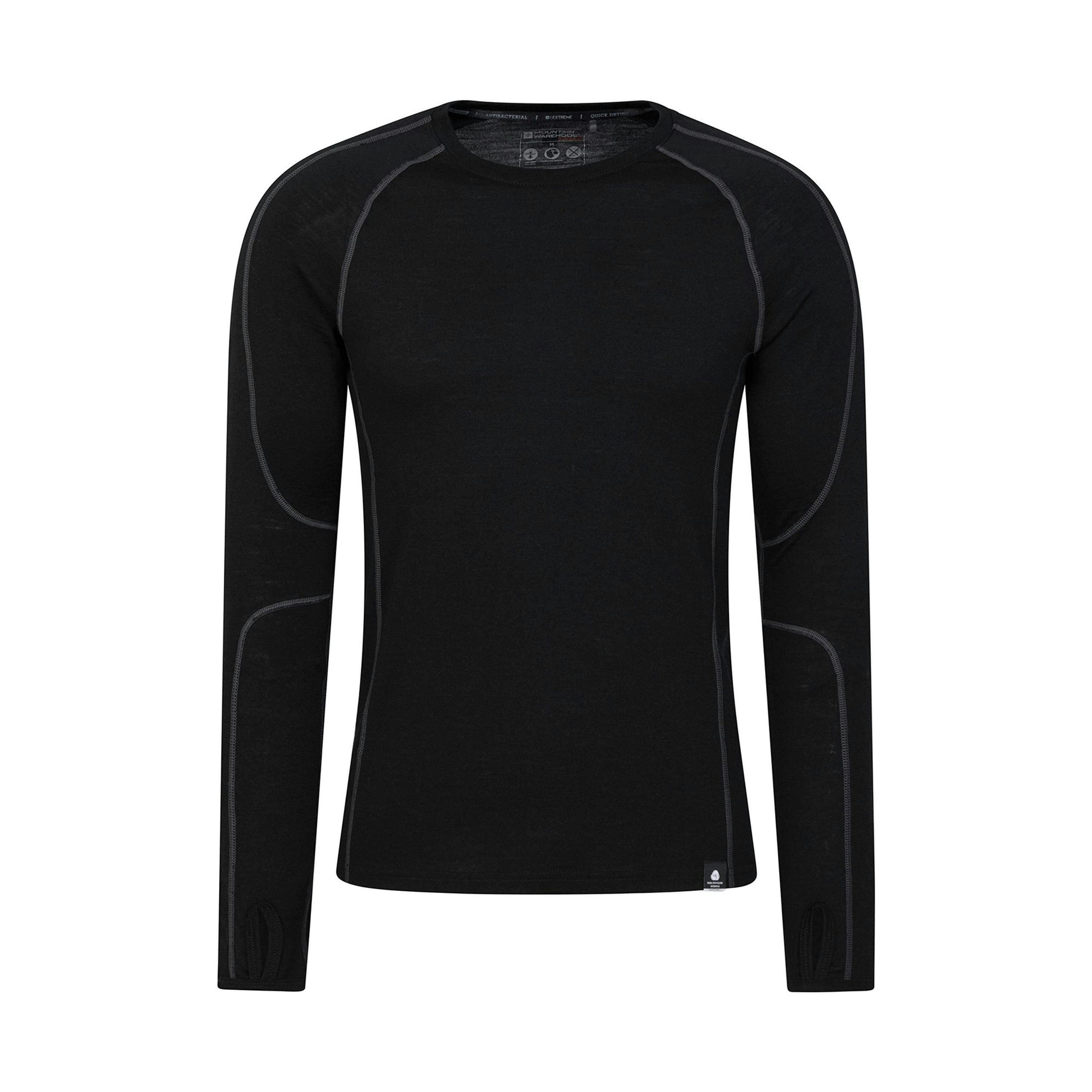 Mountain Warehouse Mens Asgard Merino Wool Base Layer Set , view 2 of 5