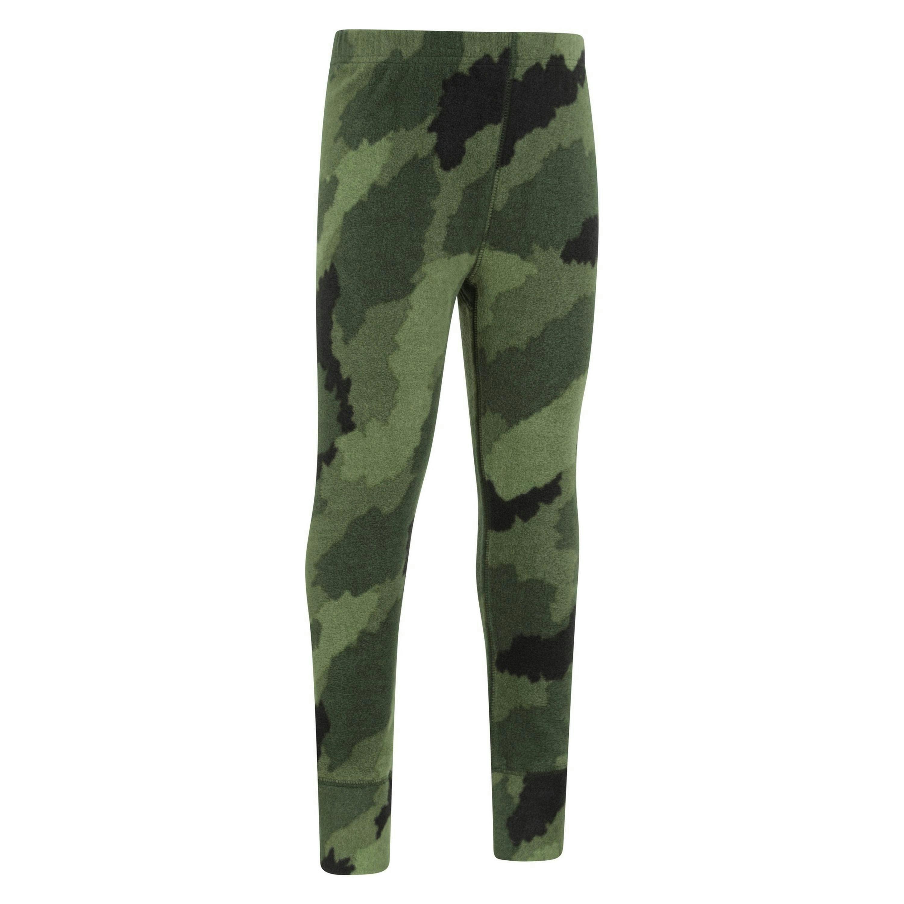 Mountain Warehouse Childrens/Kids Camo Polar Fleece Base Layer Set , view 5 of 6