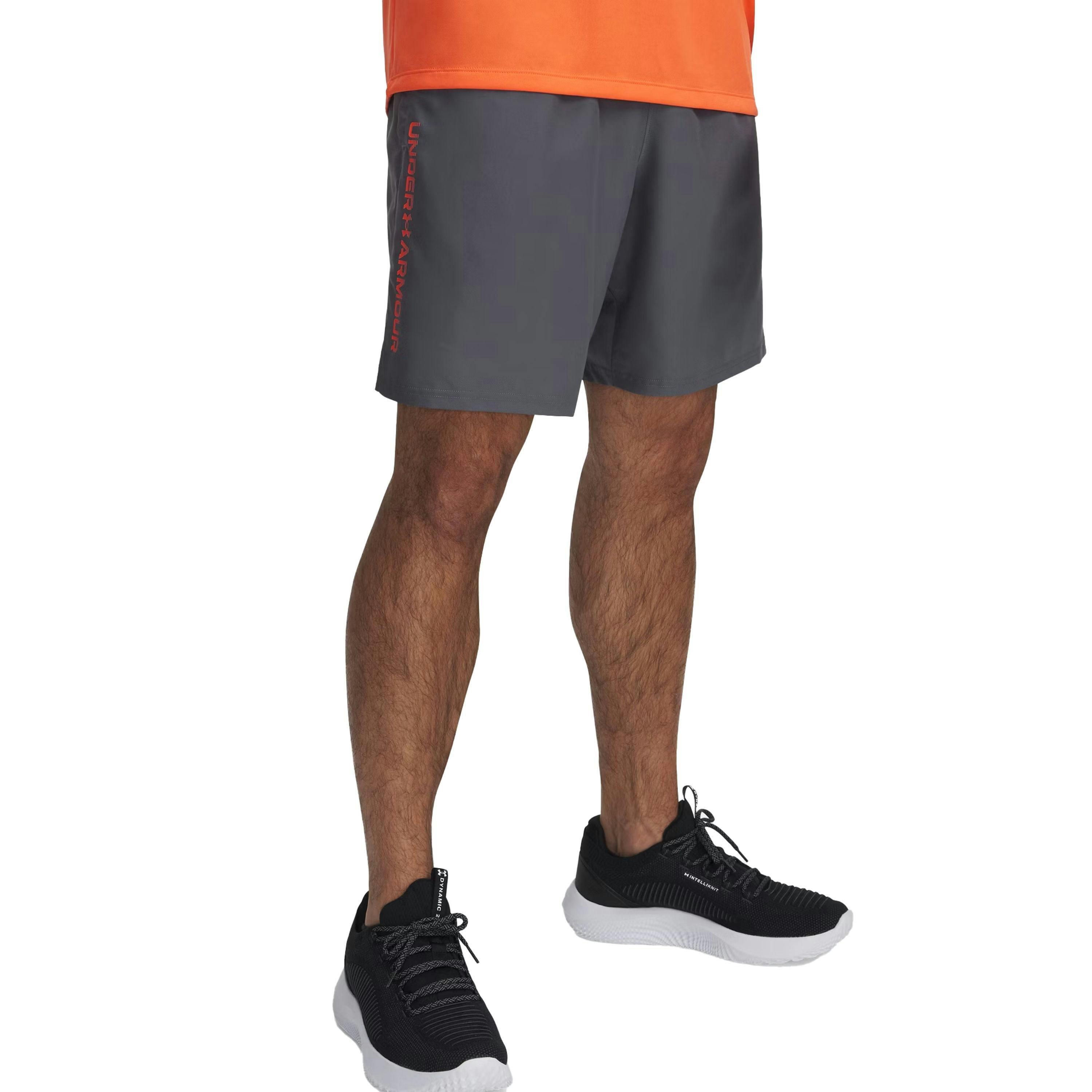 Under Armour Mens Technical Wordmark Woven Shorts , view 1 of 3