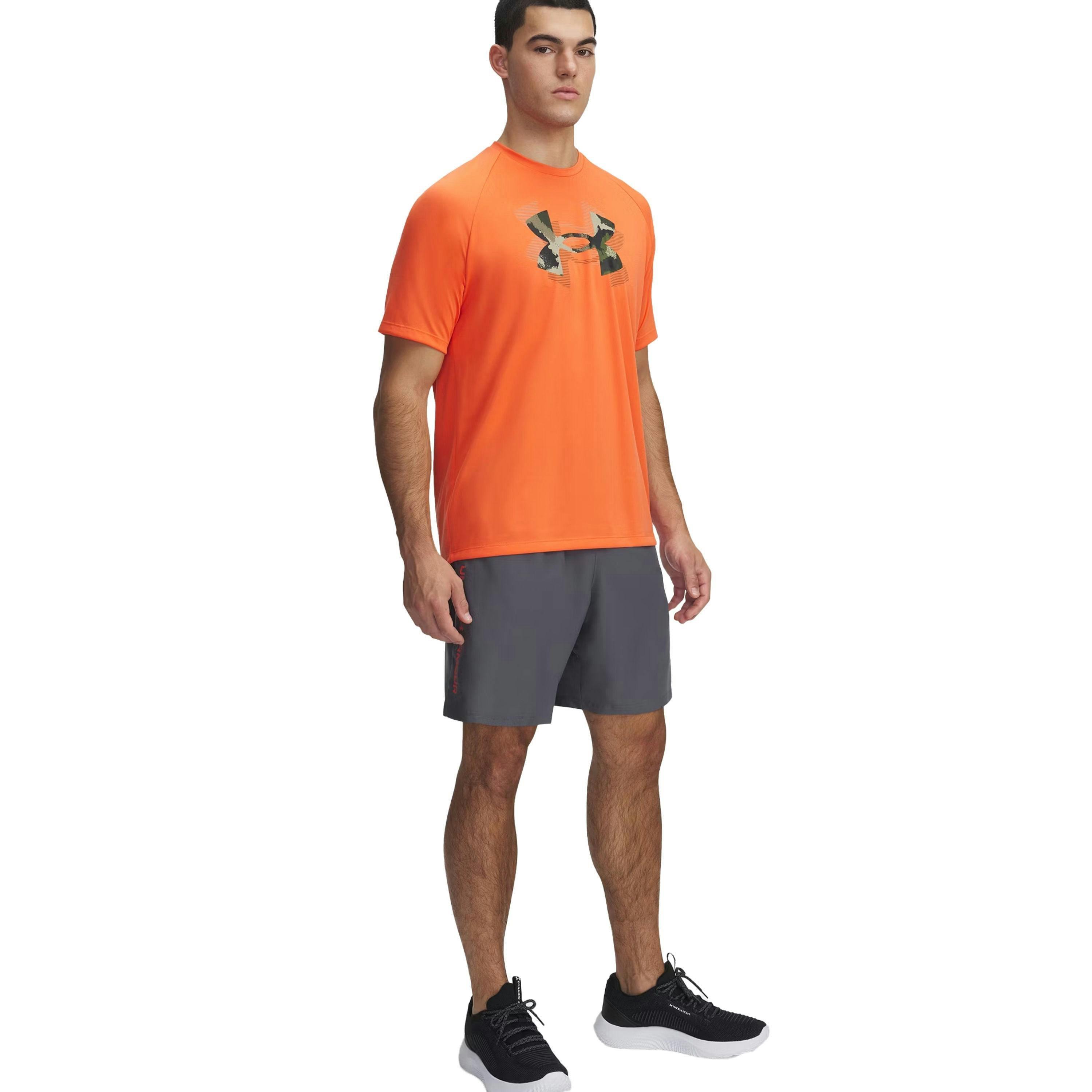 Under Armour Mens Technical Wordmark Woven Shorts , view 3 of 3
