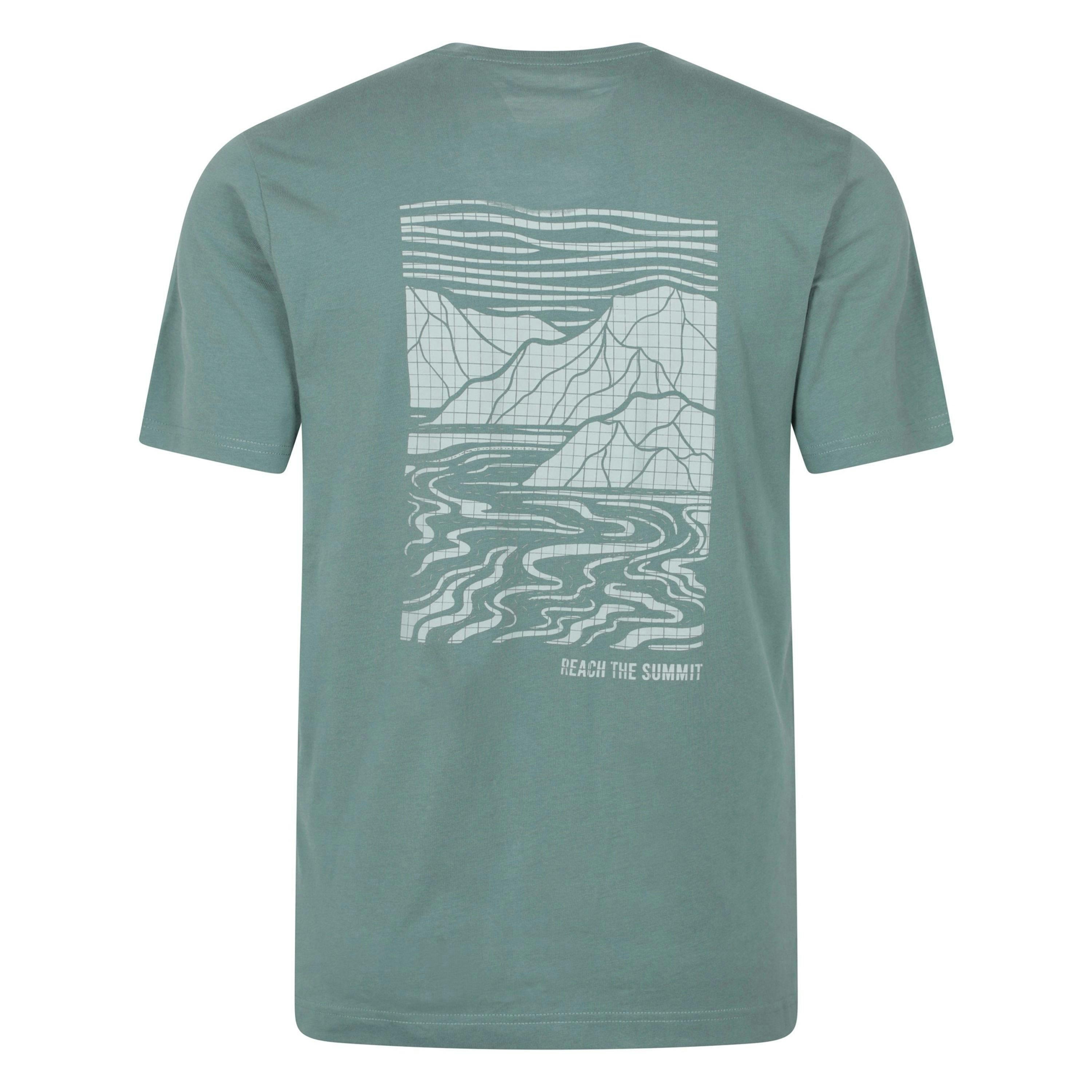 Mountain Warehouse Mens Reach The Summit Graphic T-Shirt , view 2 of 4