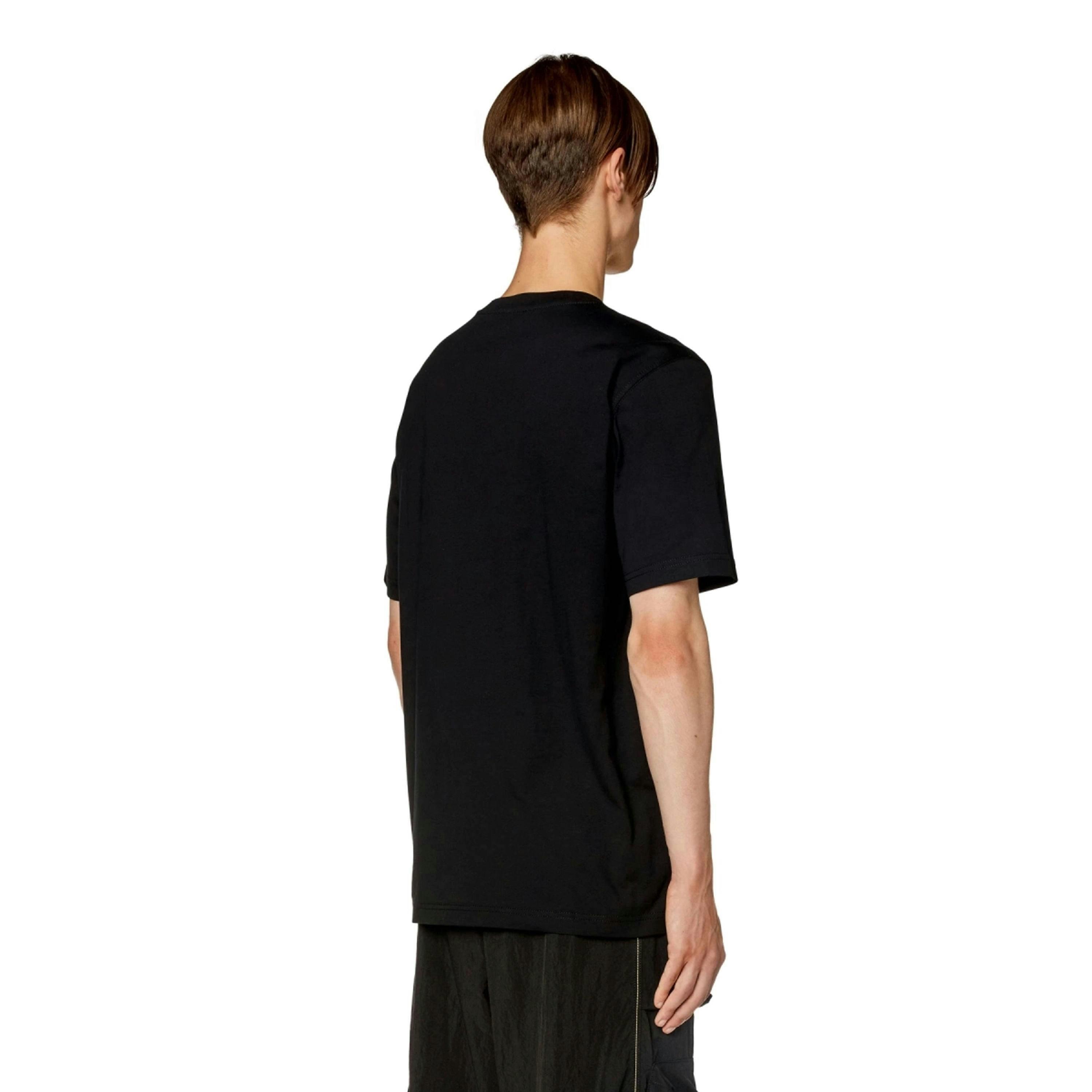 Diesel Mens Hardware Circle Logo T-Shirt , view 3 of 4