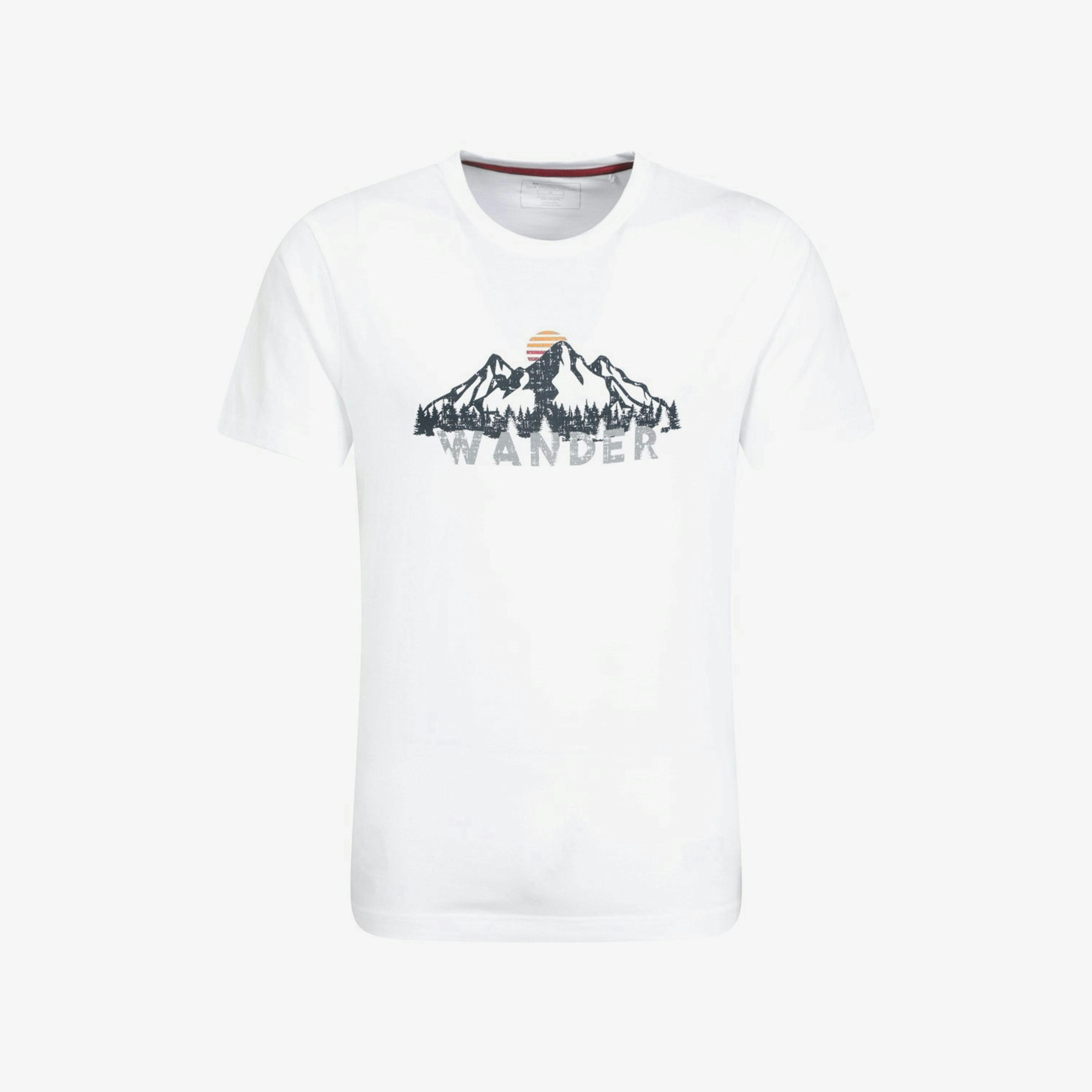 Mountain Warehouse Mens Wander Organic Cotton T-Shirt , view 1 of 4
