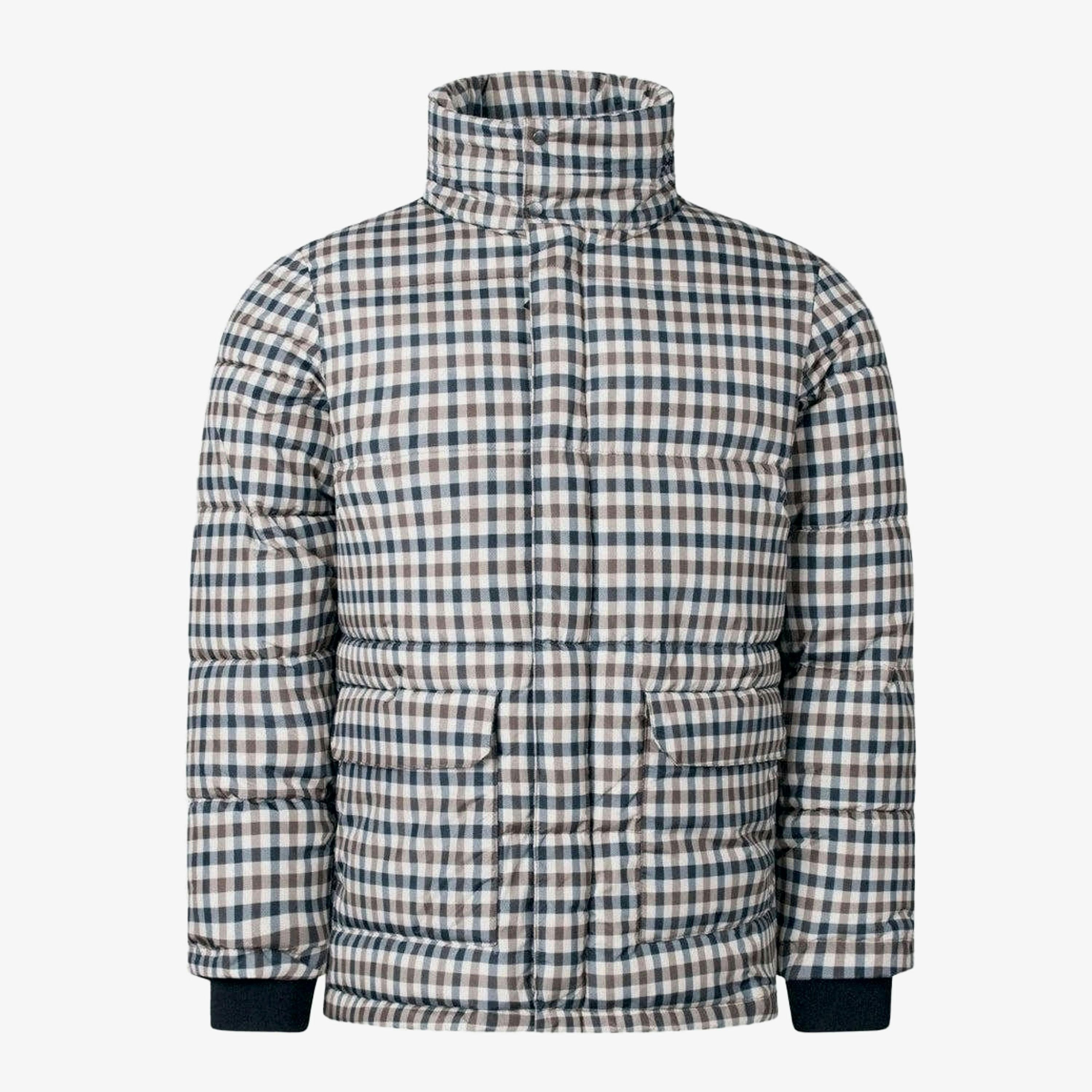 Aquascutum Mens Checked Active Puffer Jacket , view 1 of 1