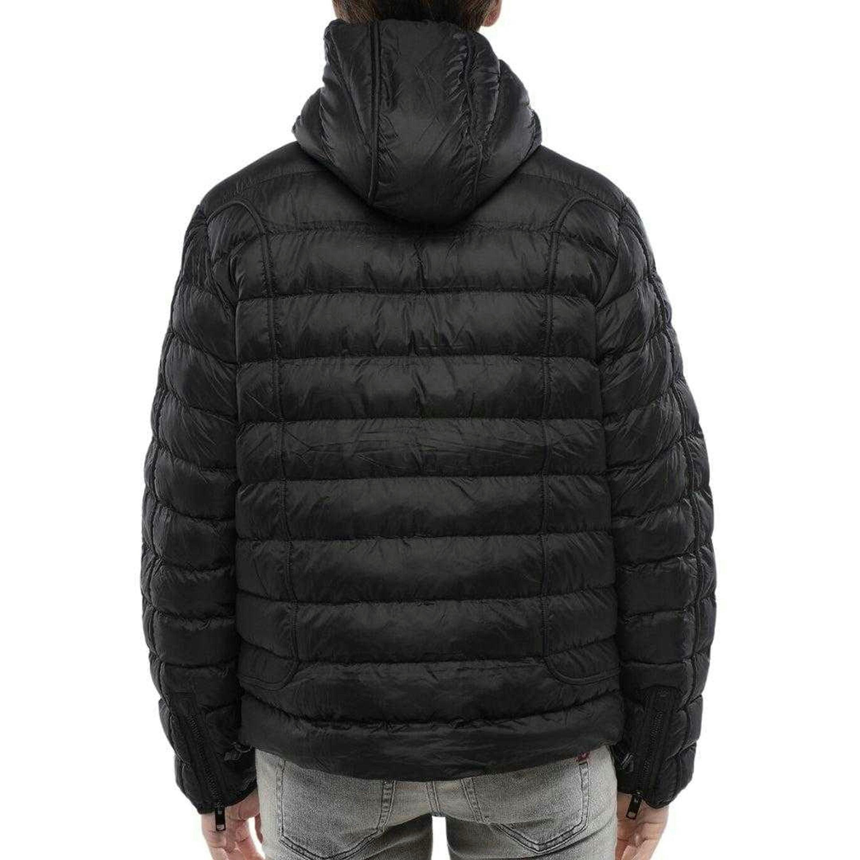 Diesel Mens Plain Hooded Jacket , view 2 of 3