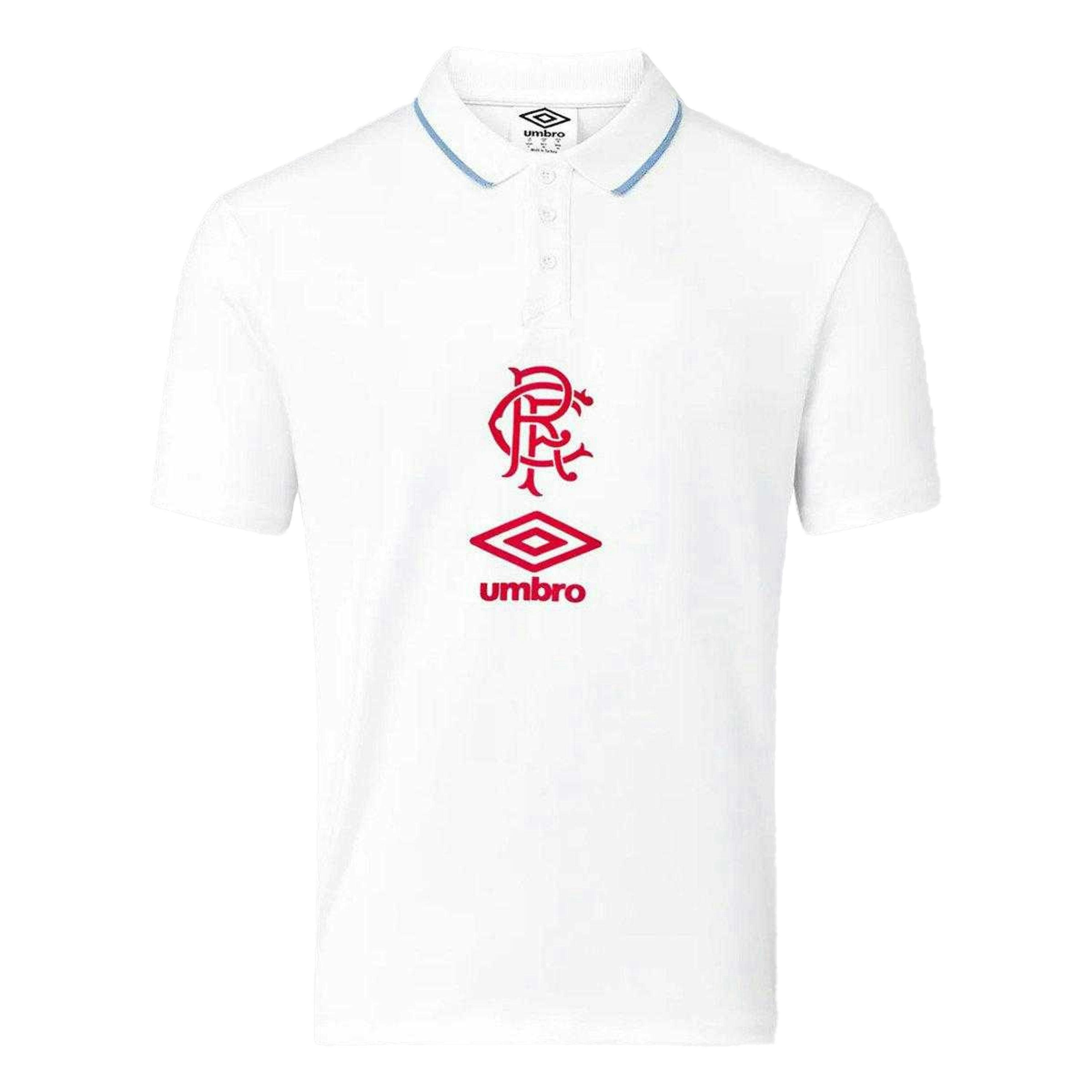 Umbro Mens Rangers FC Short-Sleeved Travel Polo Shirt , view 1 of 2