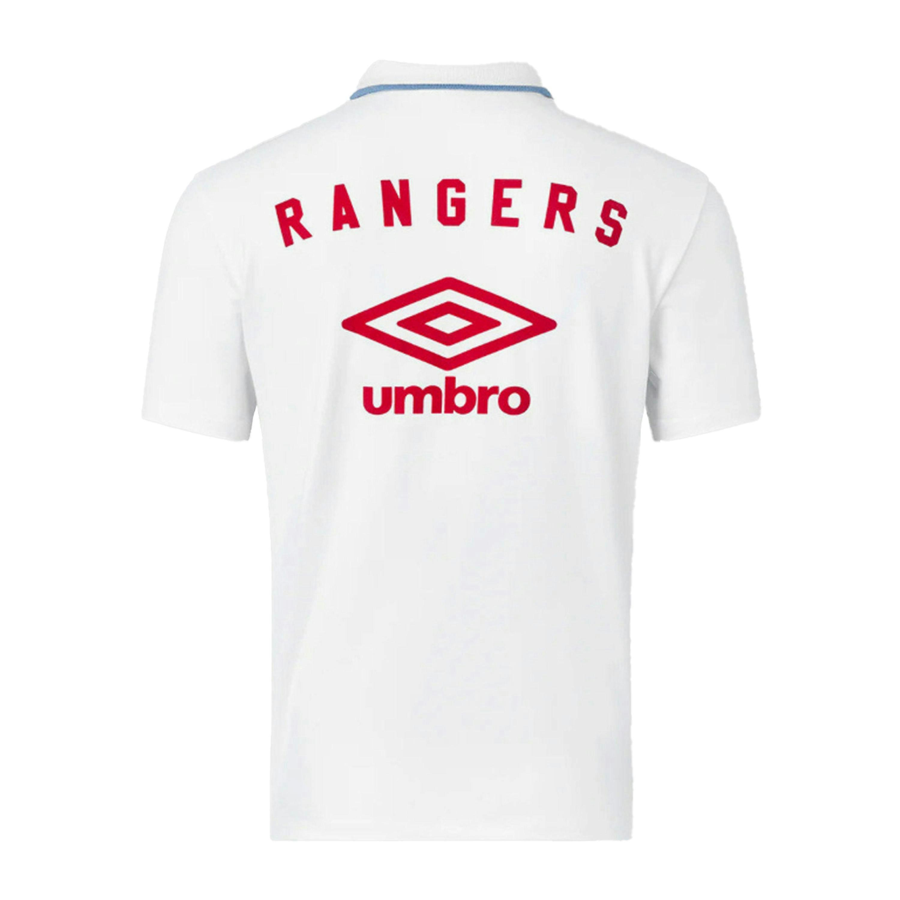 Umbro Mens Rangers FC Short-Sleeved Travel Polo Shirt , view 2 of 2