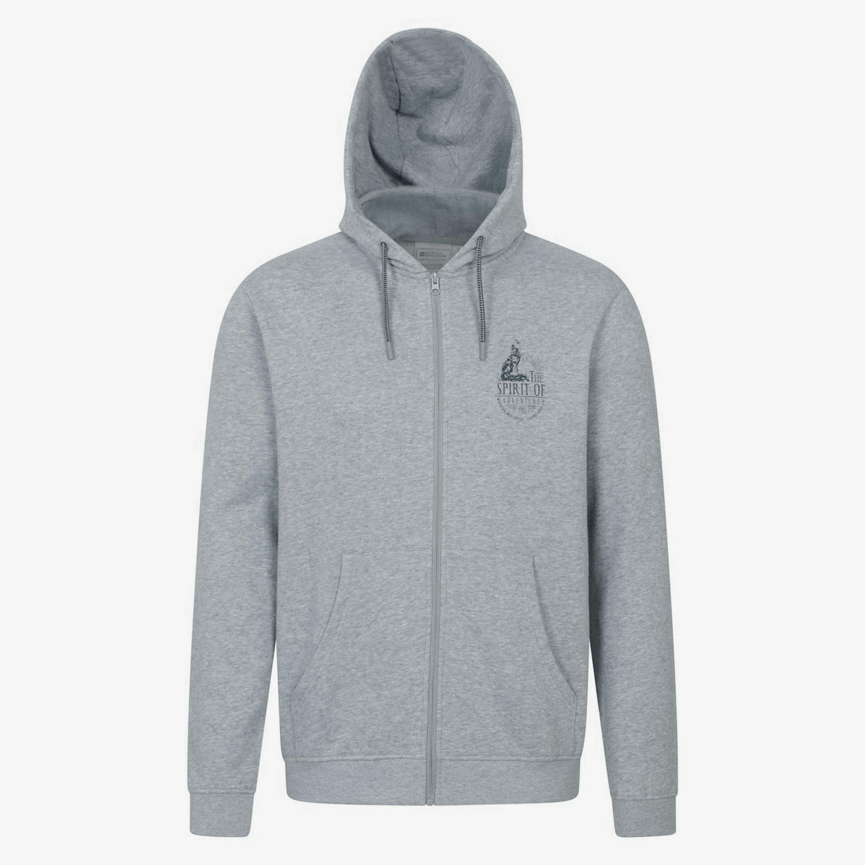 Mountain Warehouse Mens Spirit Of Adventure Full Zip Hoodie , view 1 of 4