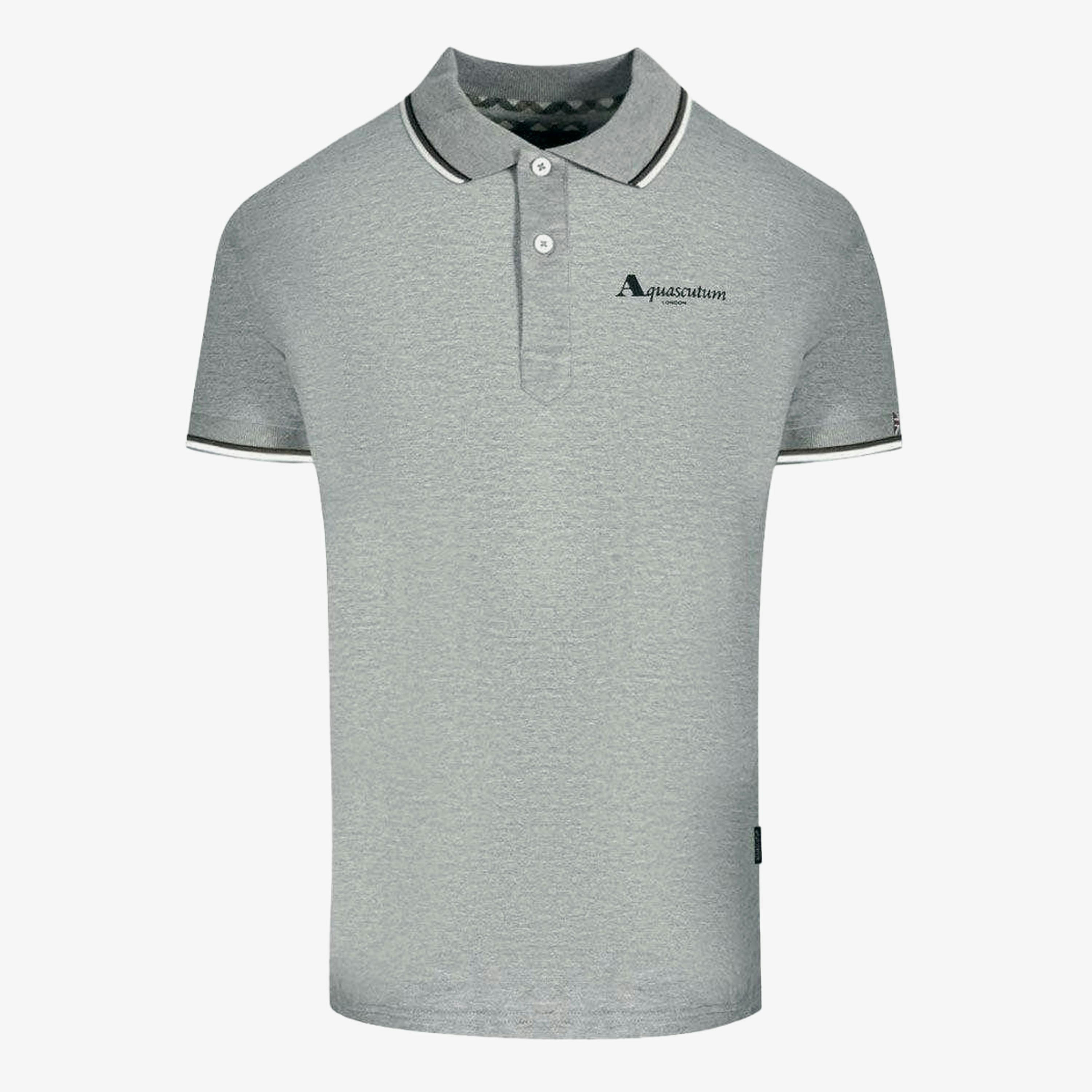Aquascutum Unisex Adult London Tipped Polo Shirt , view 1 of 1