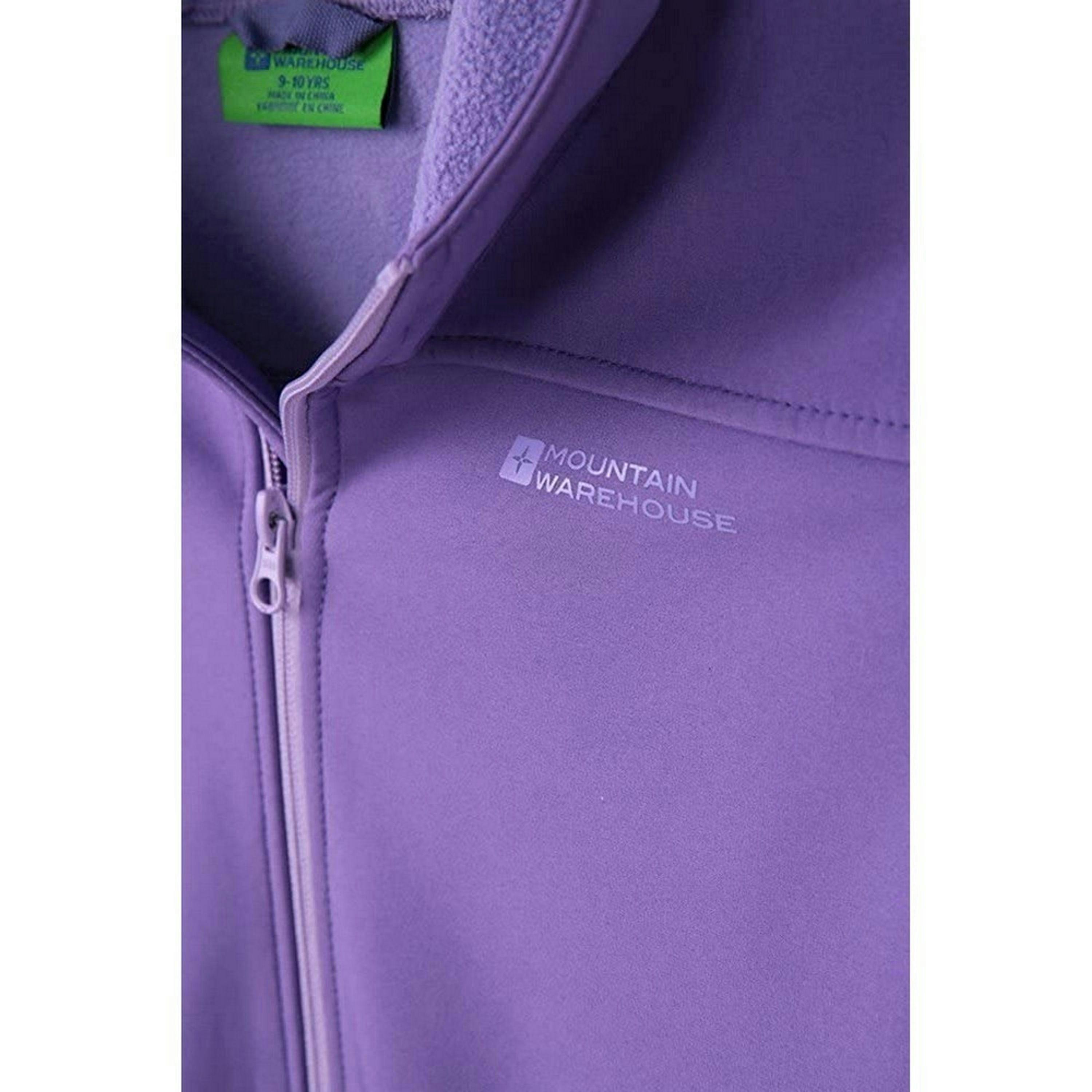 Mountain Warehouse Childrens/Kids Exodus Water Resistant Soft Shell Jacket , view 5 of 5