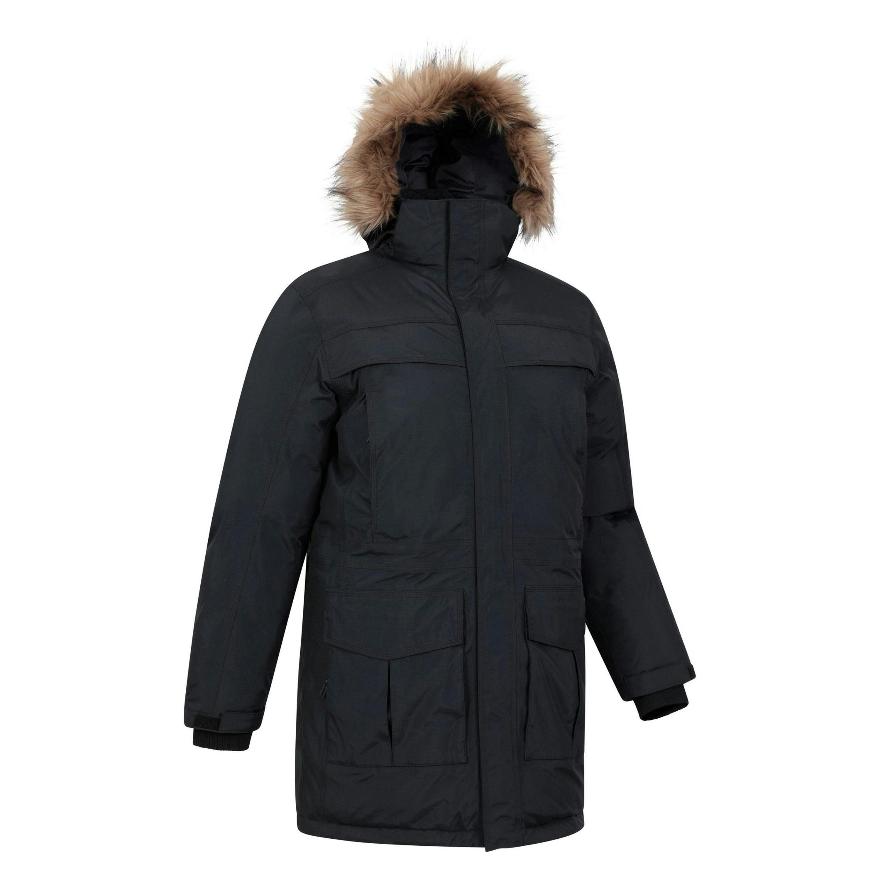Mountain Warehouse Mens Antarctic Extreme Waterproof Down Jacket , view 3 of 5