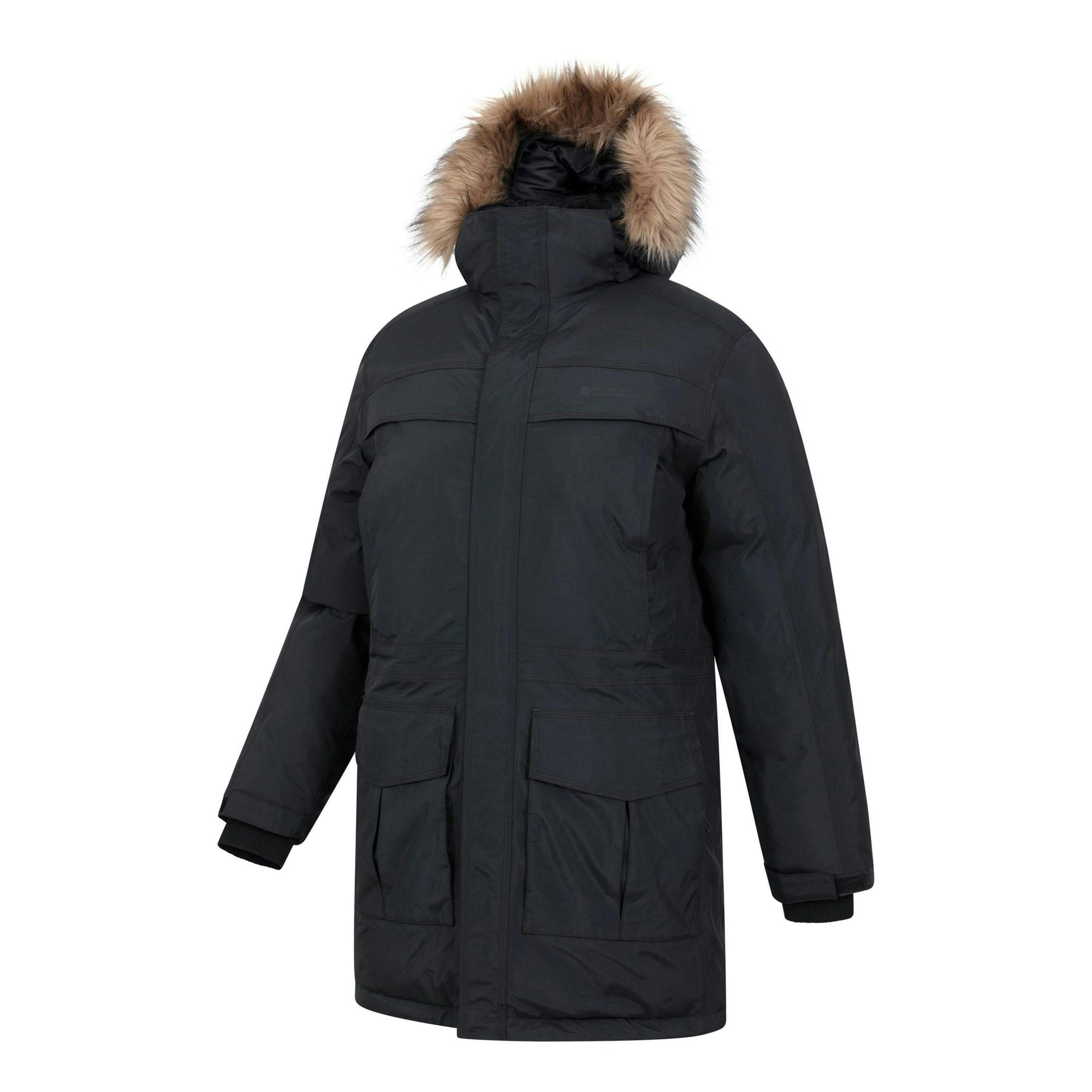 Mountain Warehouse Mens Antarctic Extreme Waterproof Down Jacket , view 4 of 5