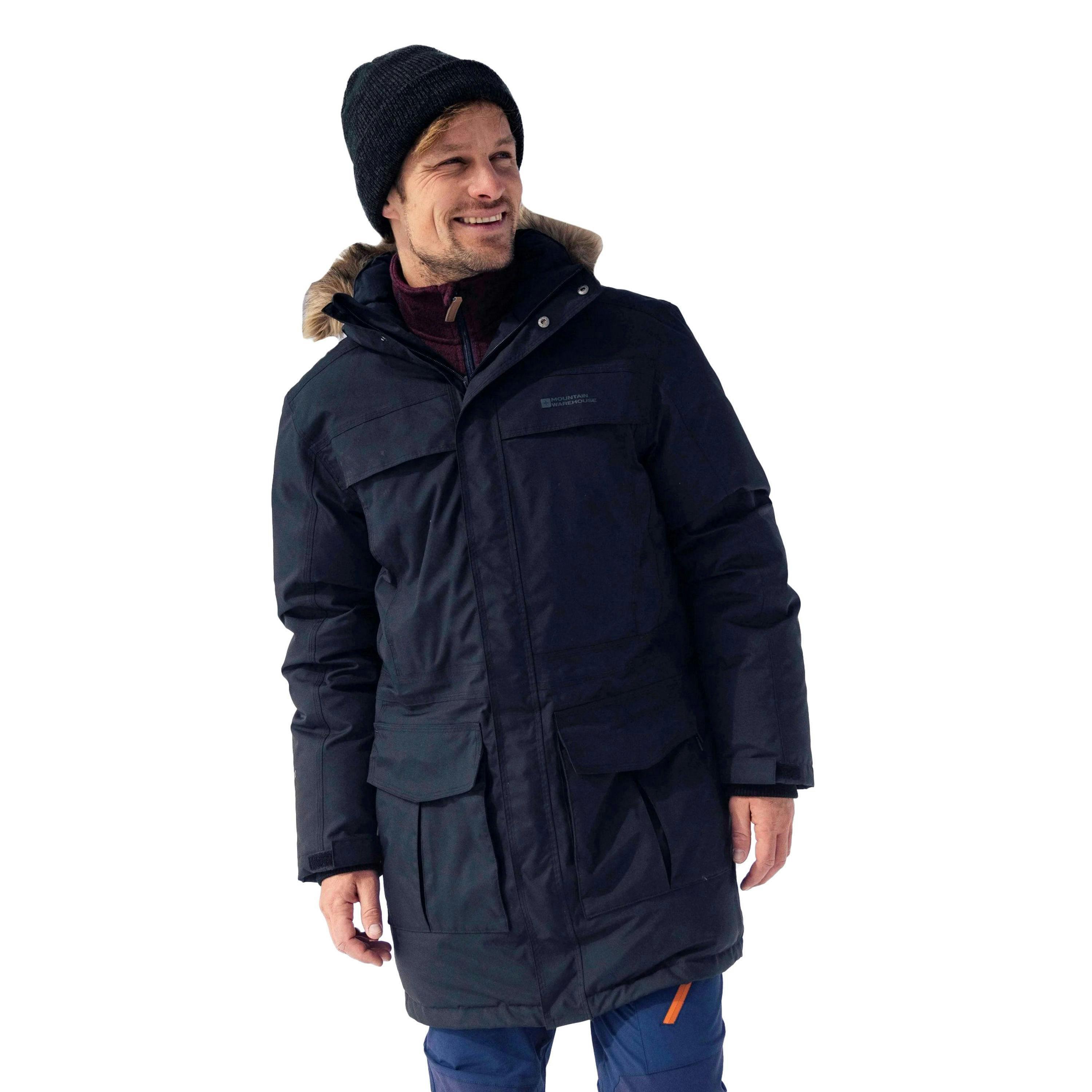 Mountain Warehouse Mens Antarctic Extreme Waterproof Down Jacket , view 5 of 5