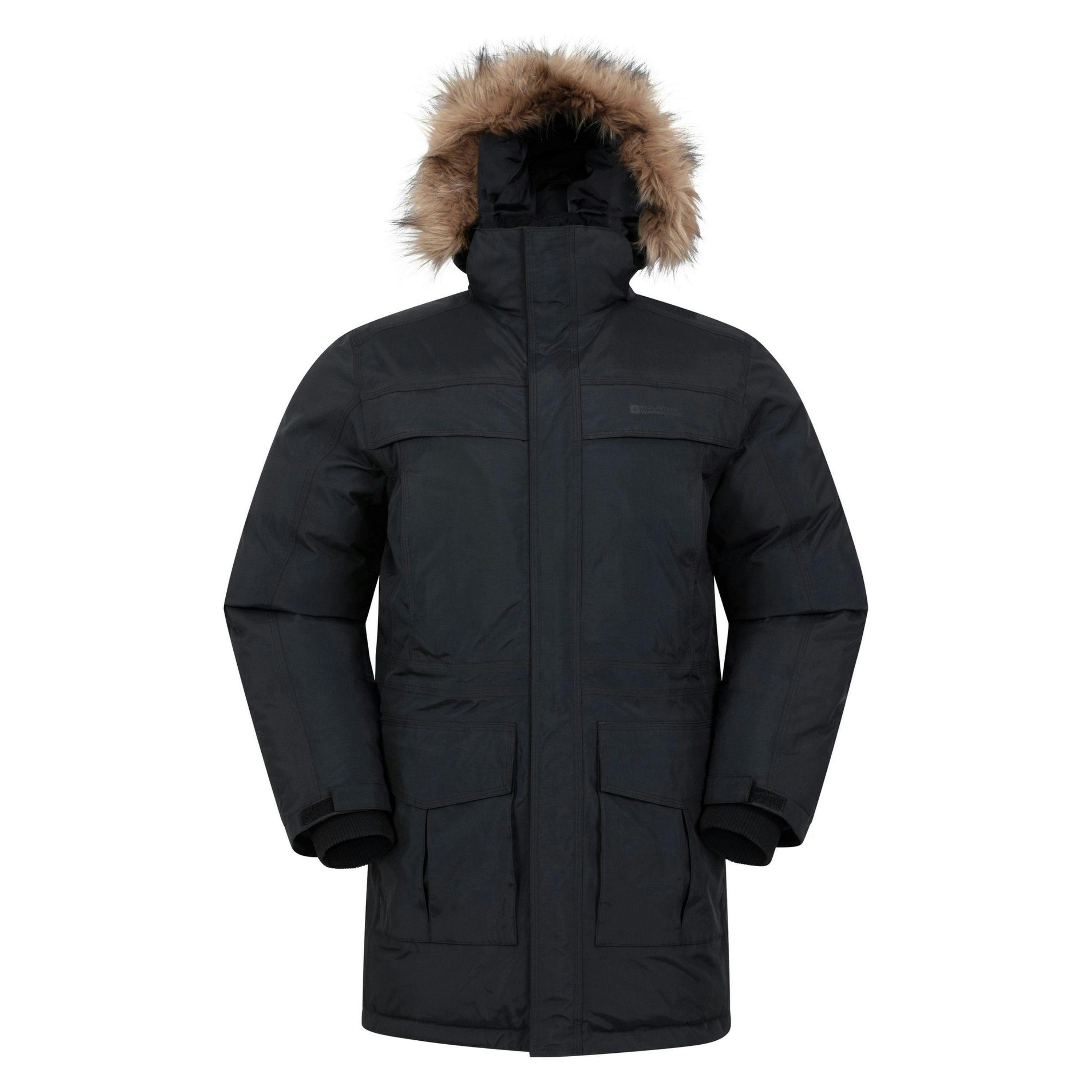 Mountain Warehouse Mens Antarctic Extreme Waterproof Down Jacket , view 1 of 5