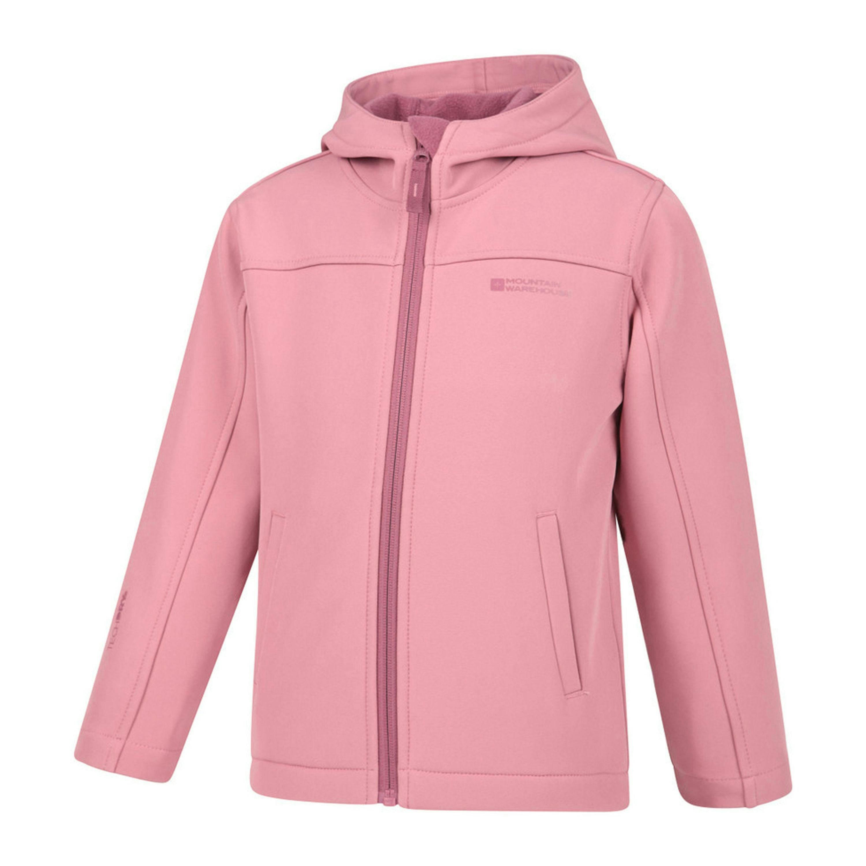 Mountain Warehouse Childrens/Kids Water Resistant Soft Shell Jacket , view 3 of 4