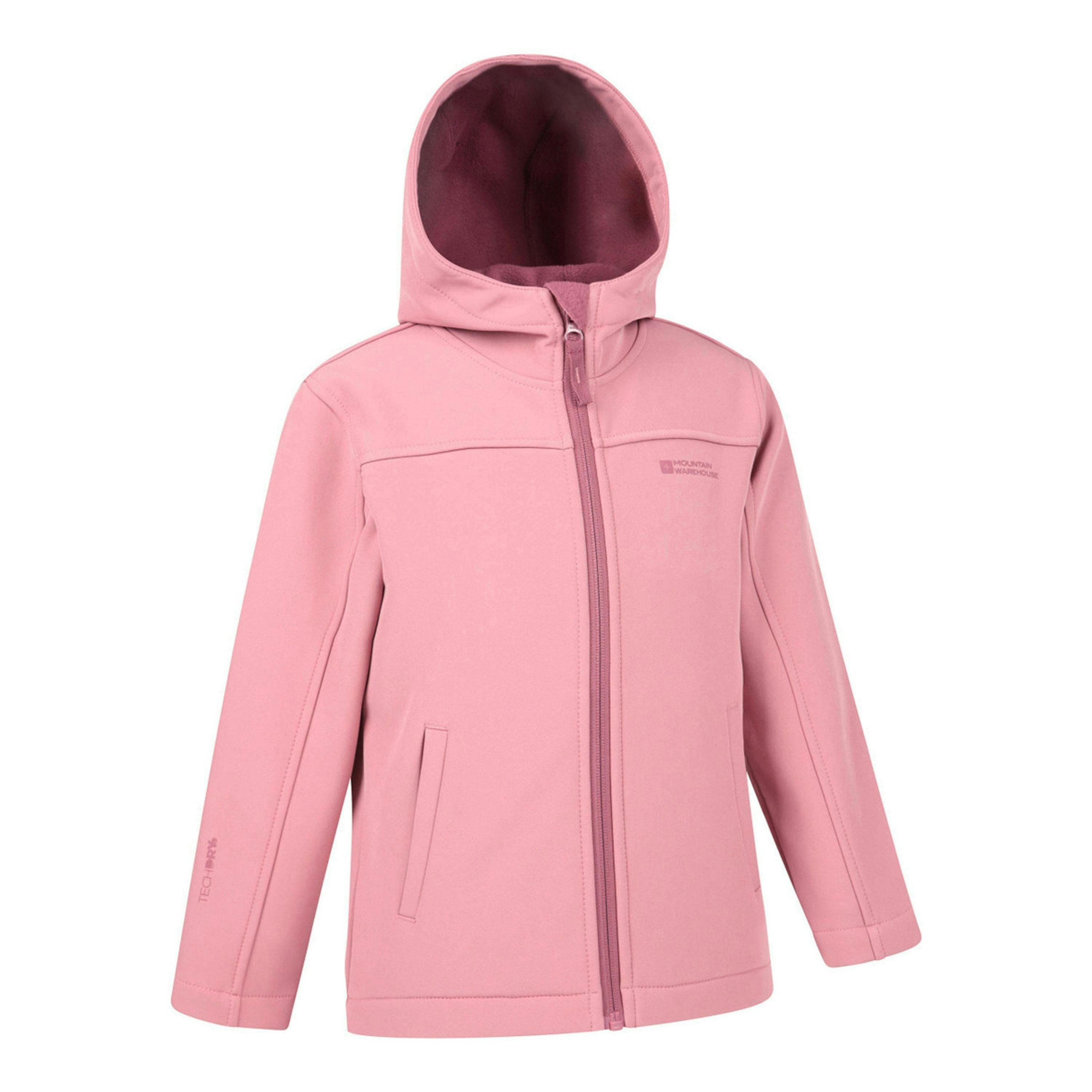 Mountain Warehouse Childrens/Kids Water Resistant Soft Shell Jacket , view 4 of 4
