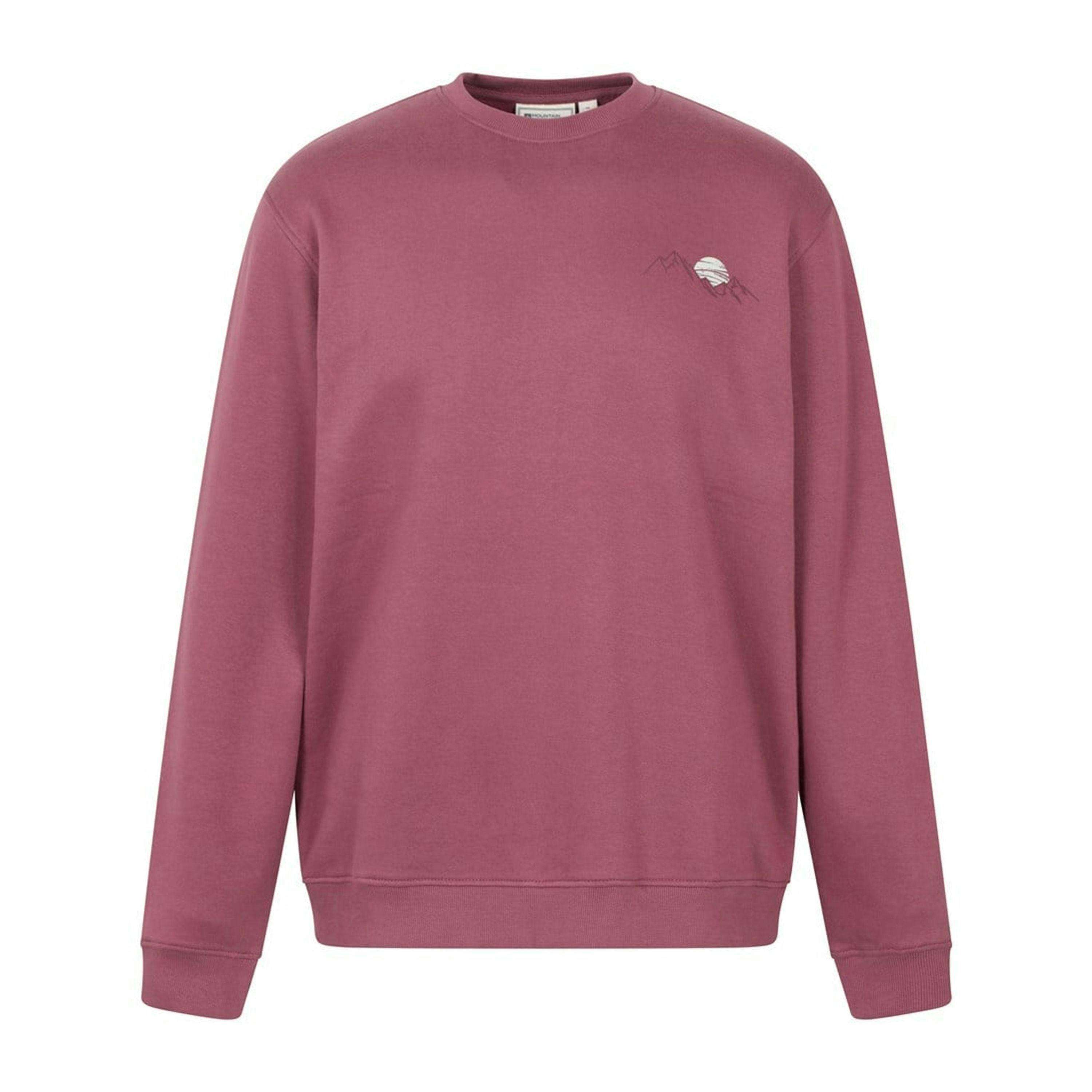 Mountain Warehouse Mens Mountain Scene Sweatshirt , view 1 of 4