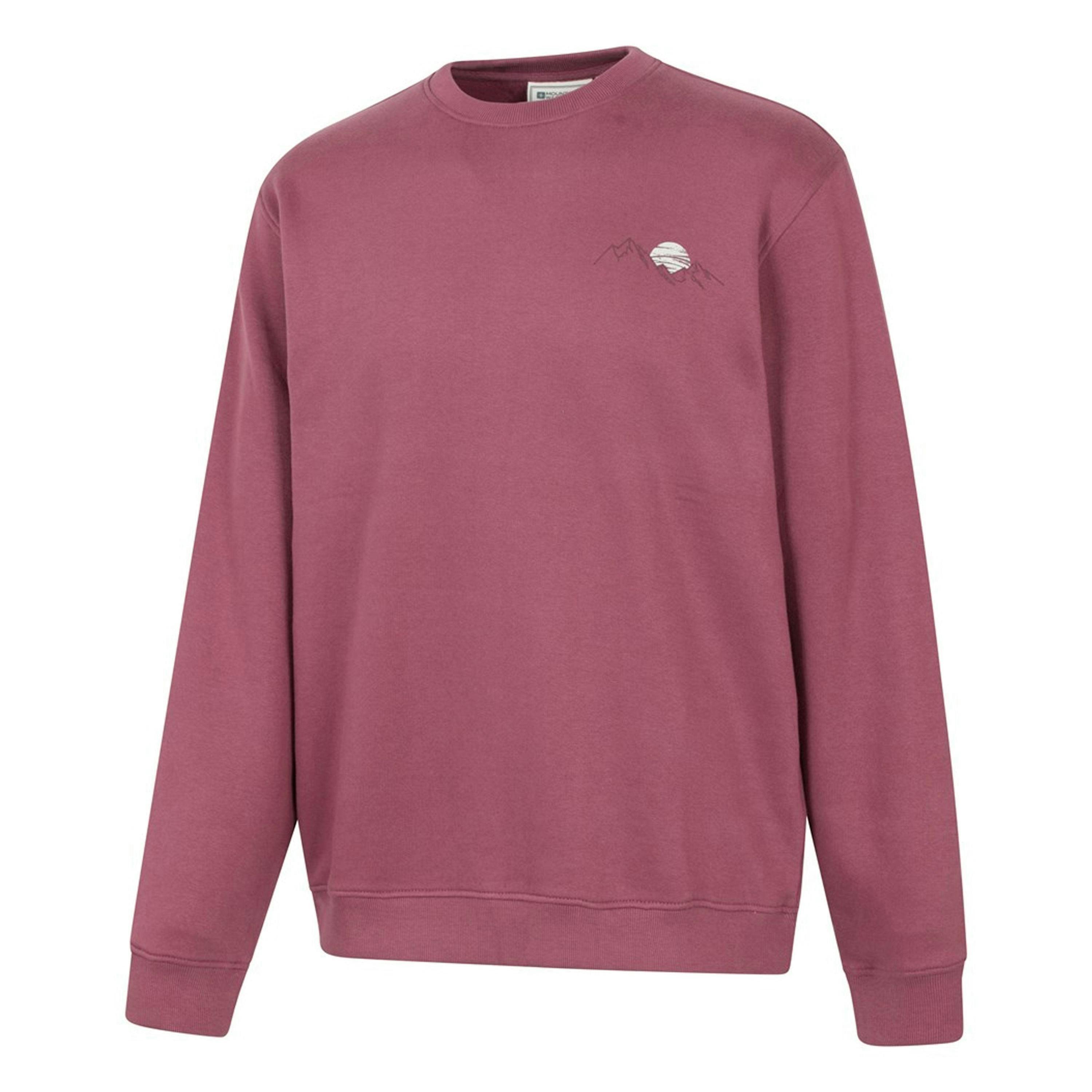 Mountain Warehouse Mens Mountain Scene Sweatshirt , view 3 of 4