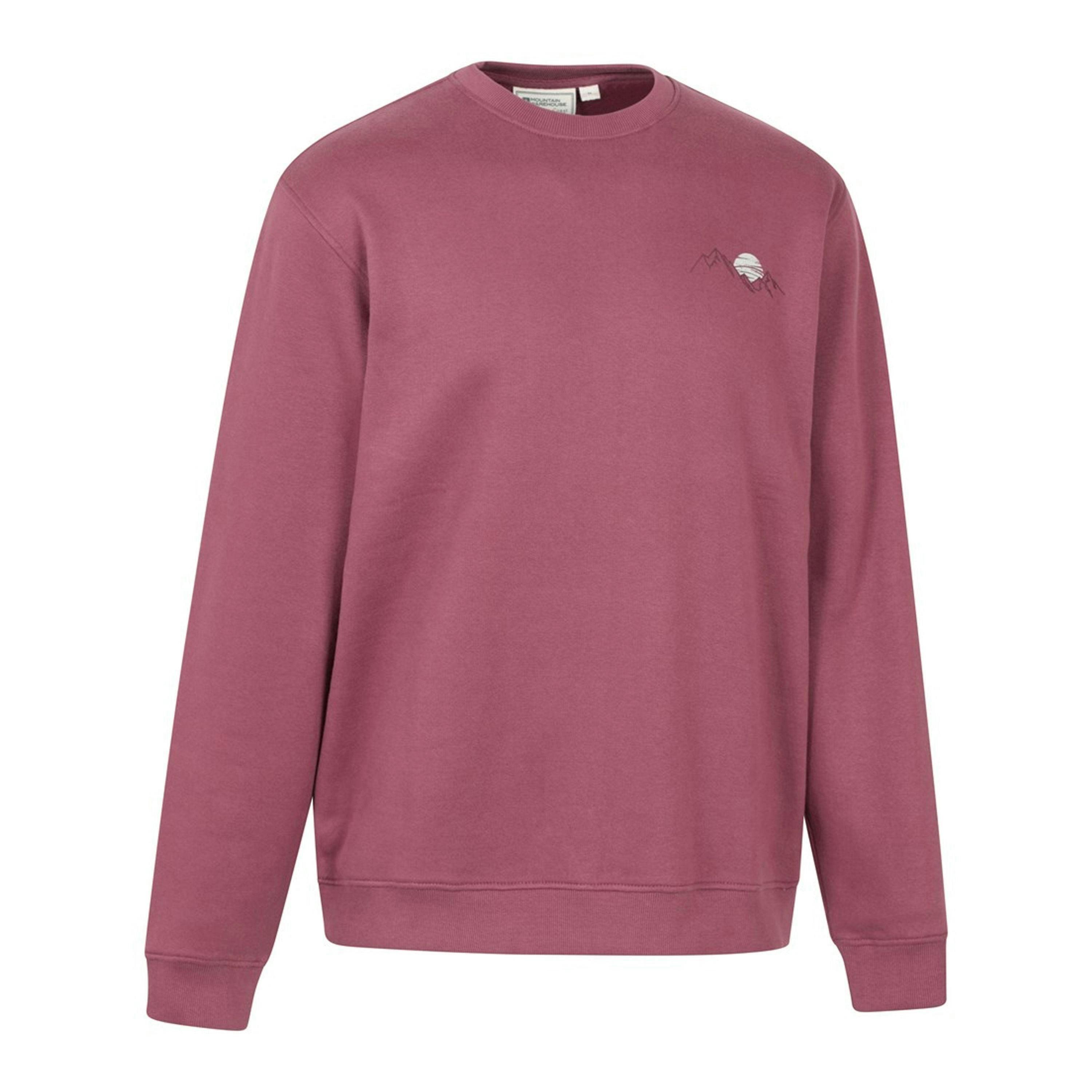 Mountain Warehouse Mens Mountain Scene Sweatshirt , view 4 of 4