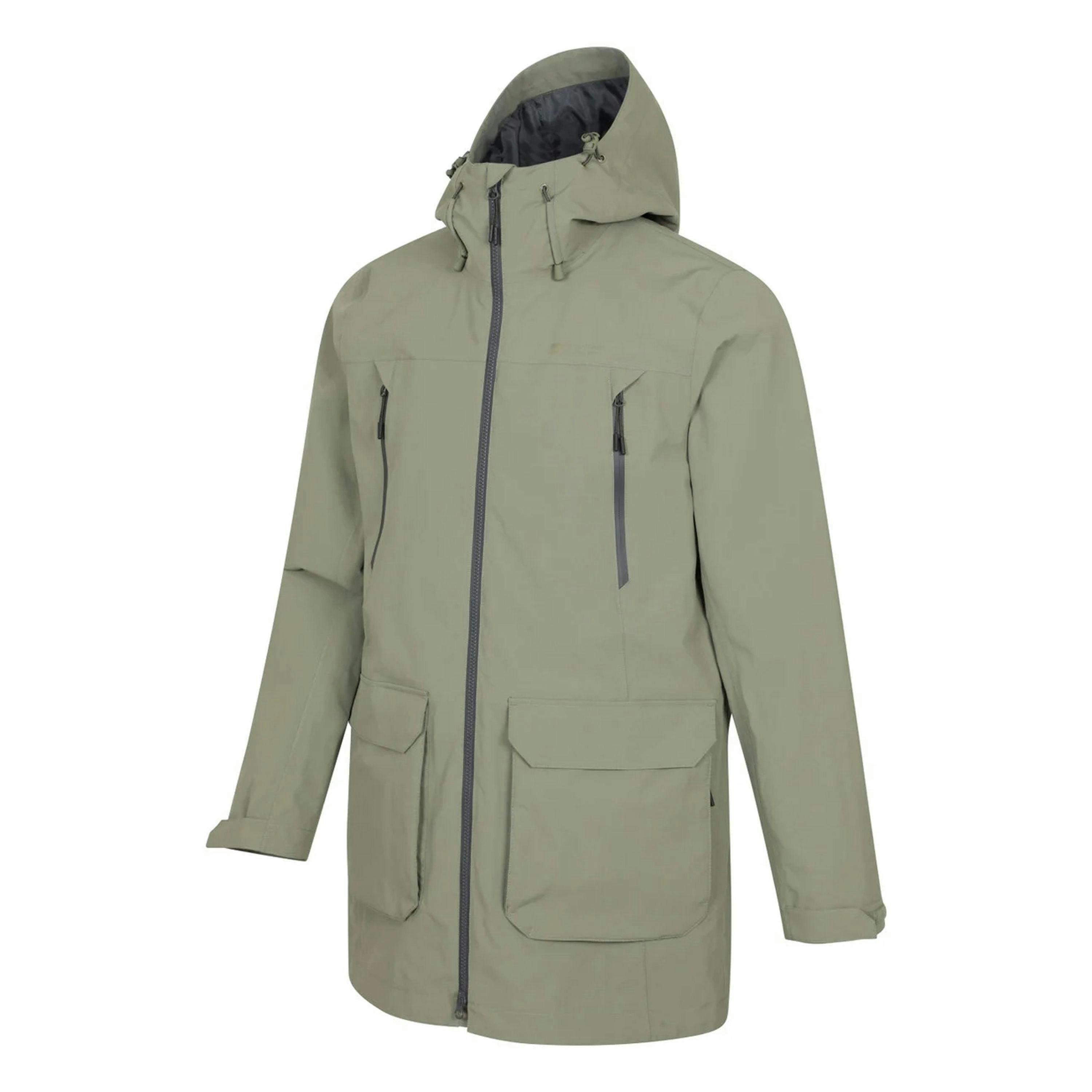 Mountain Warehouse Mens Hastings Long Waterproof Jacket , view 3 of 3