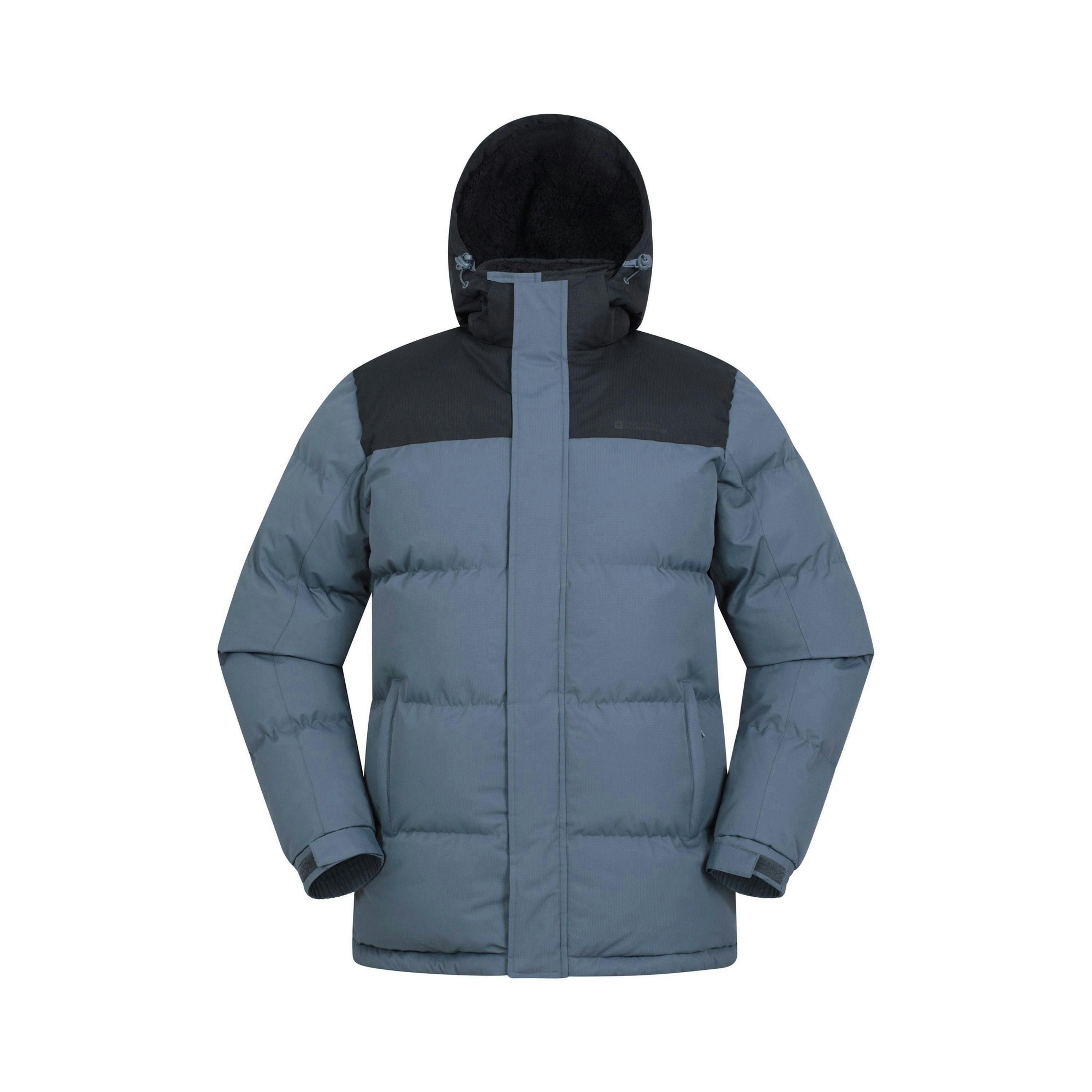 Mountain Warehouse Mens Snow Borg Lined Padded Jacket , view 1 of 3