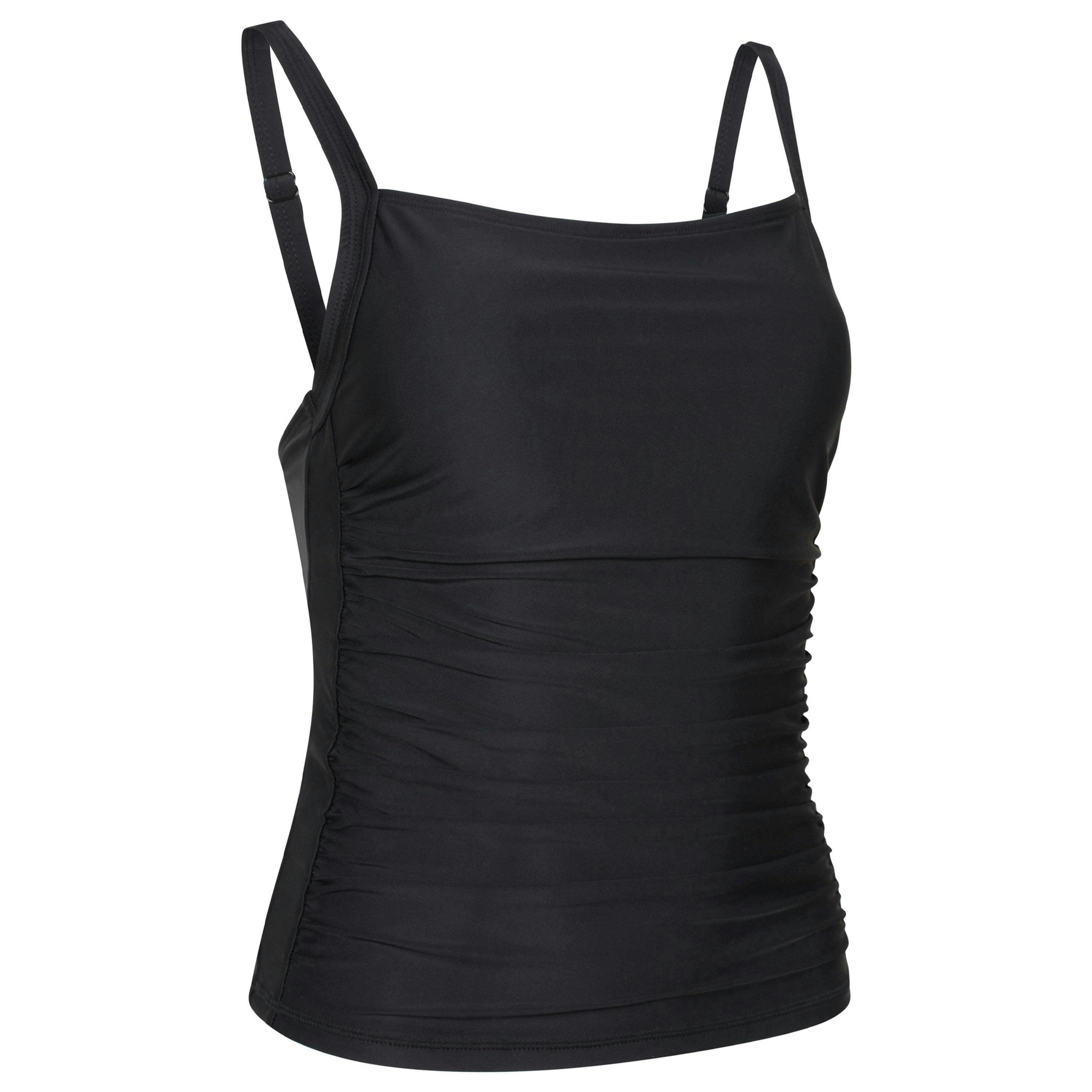 Mountain Warehouse Womens/Ladies Plain Tummy Control Tankini Top , view 3 of 3