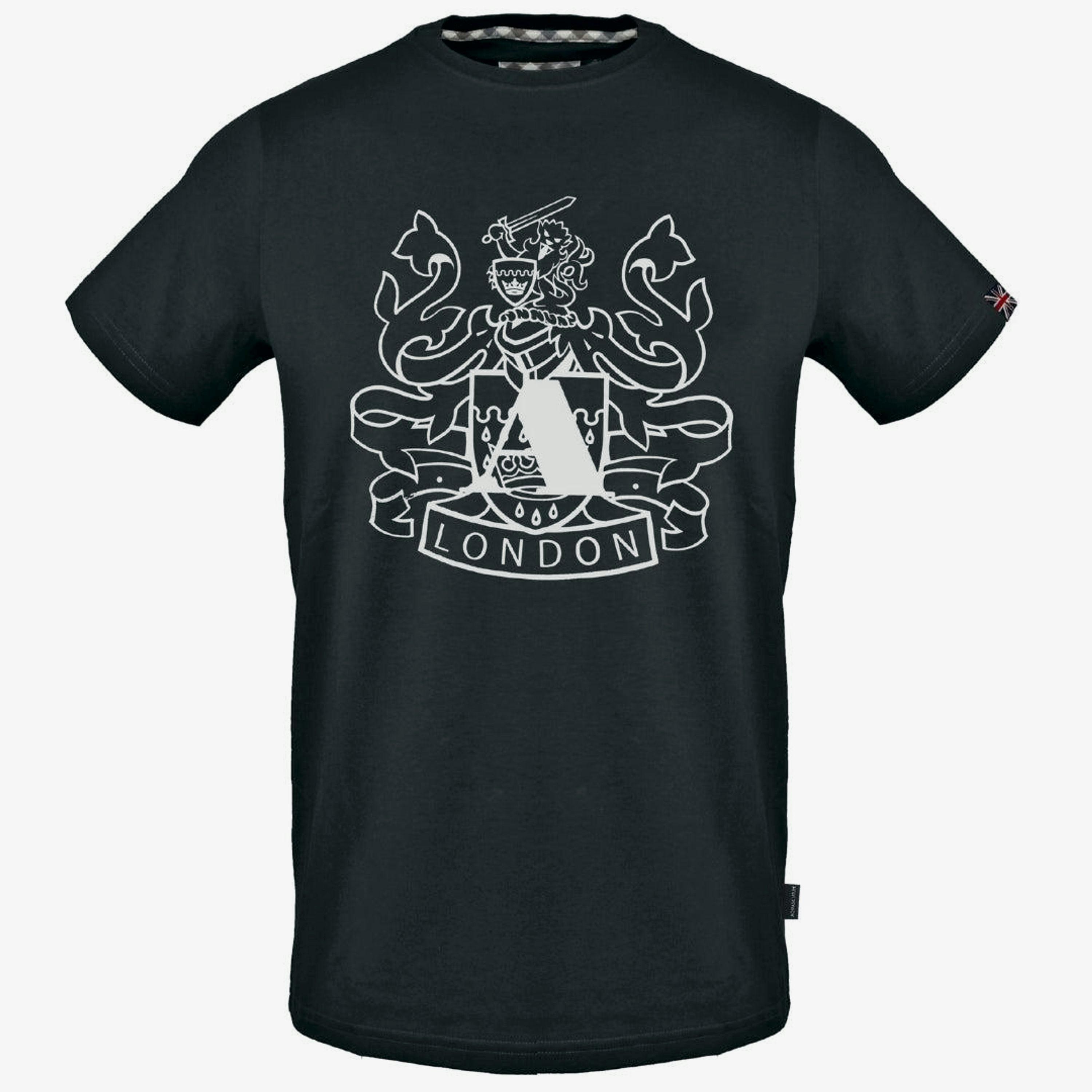 Aquascutum Mens Aldis Shield Logo T-Shirt , view 1 of 1
