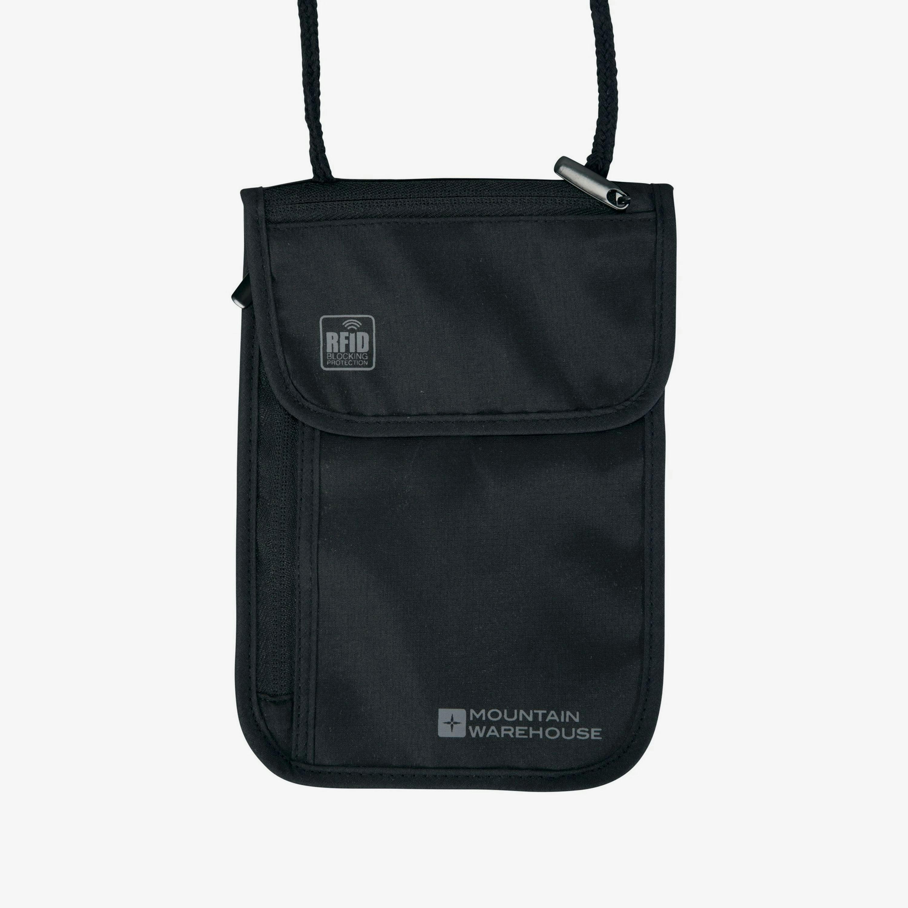 Mountain Warehouse Logo RFID Blocking Neck Pouch , view 1 of 4