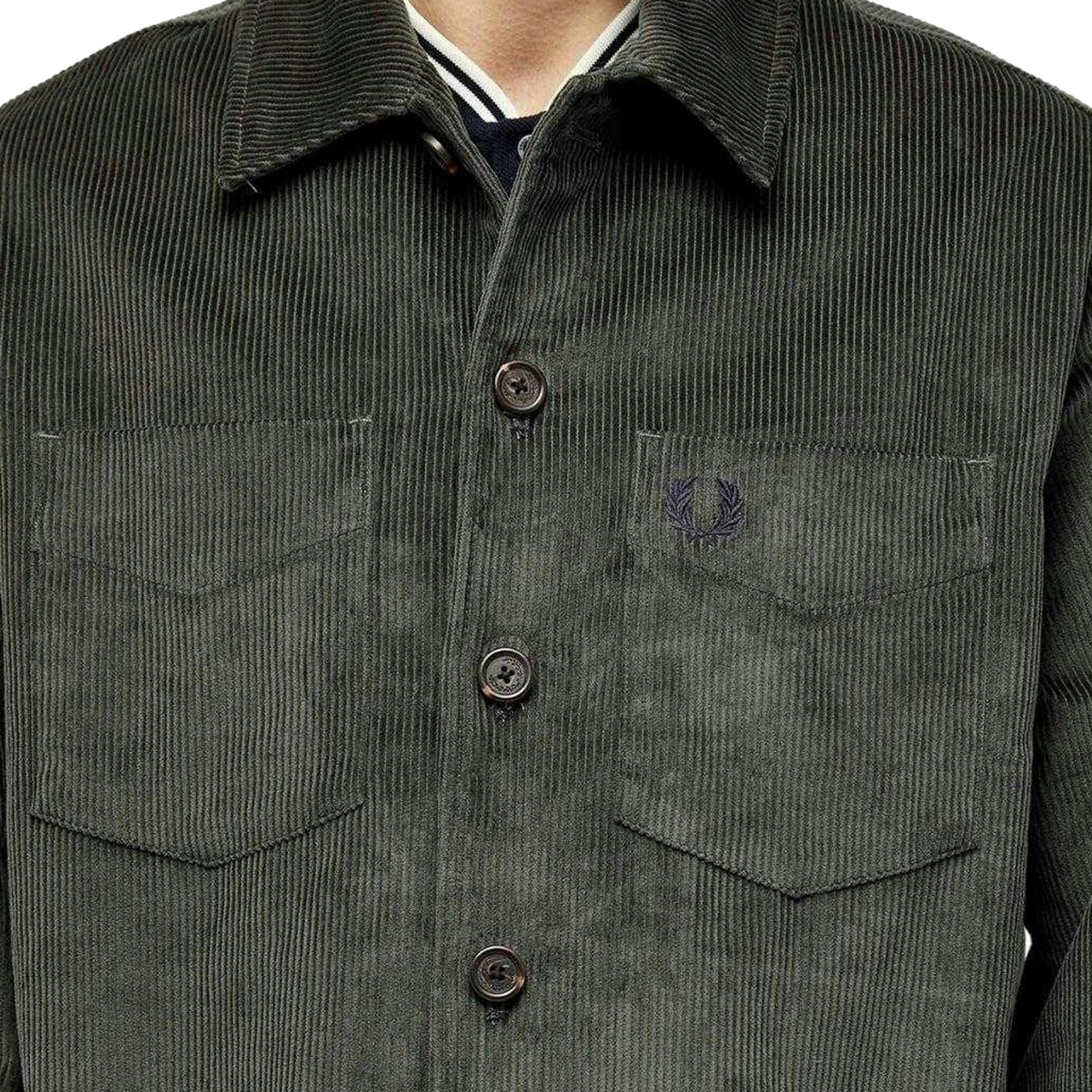 Fred Perry Mens Corduroy Overshirt , view 2 of 4