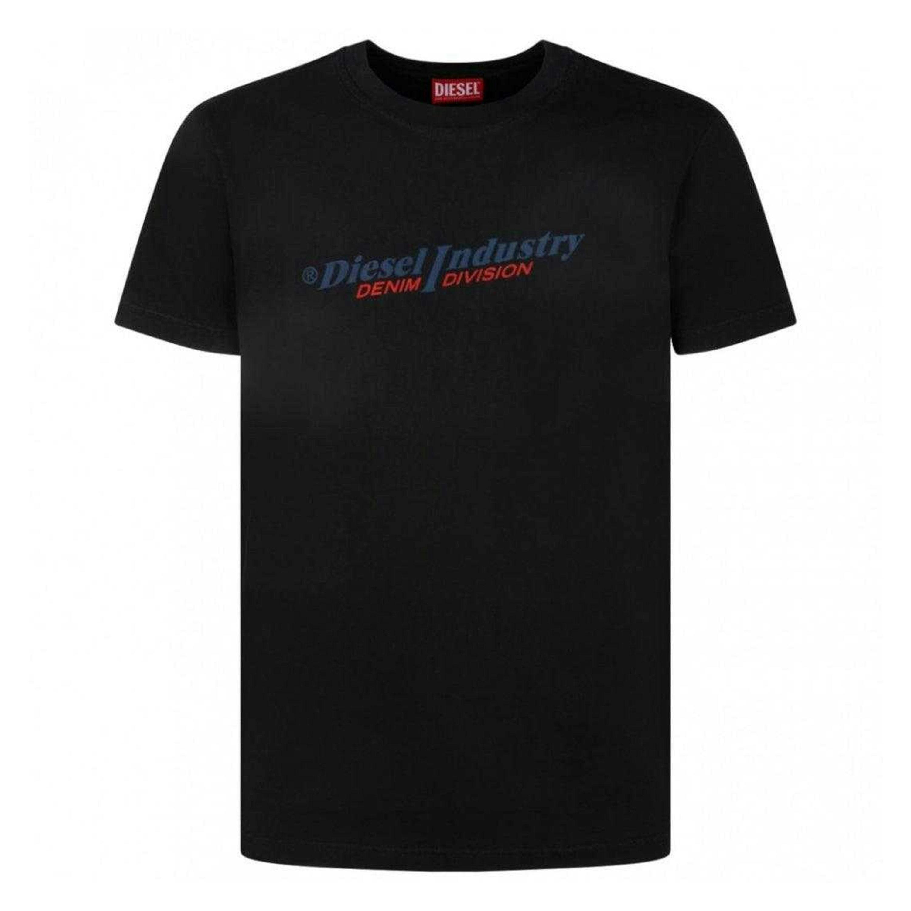Diesel Unisex Adult Industry Denim Division Logo T-Shirt , view 1 of 2
