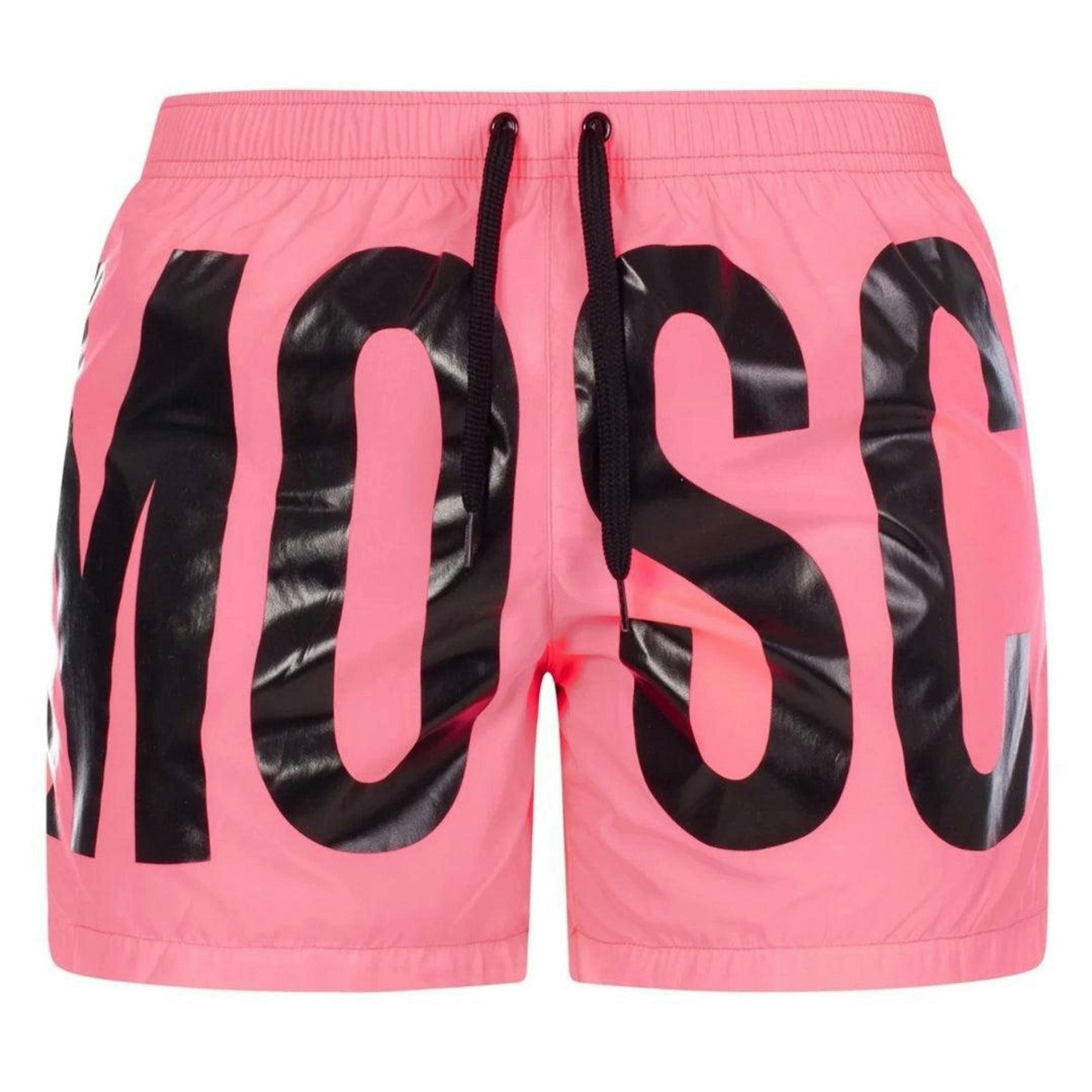 Moschino Mens Logo Swim Shorts , view 1 of 3