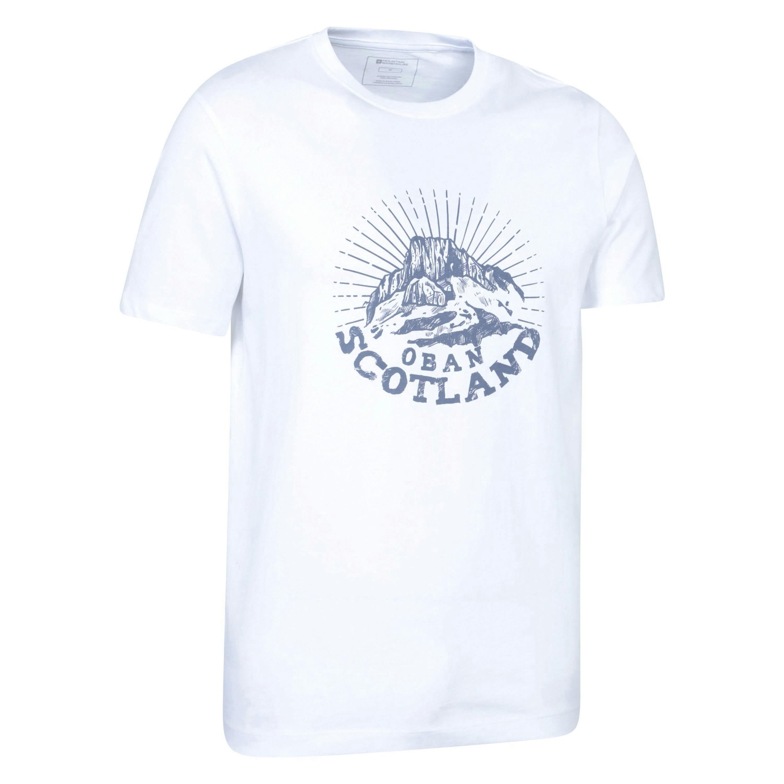 Mountain Warehouse Mens Oban Short-Sleeved T-Shirt , view 3 of 4