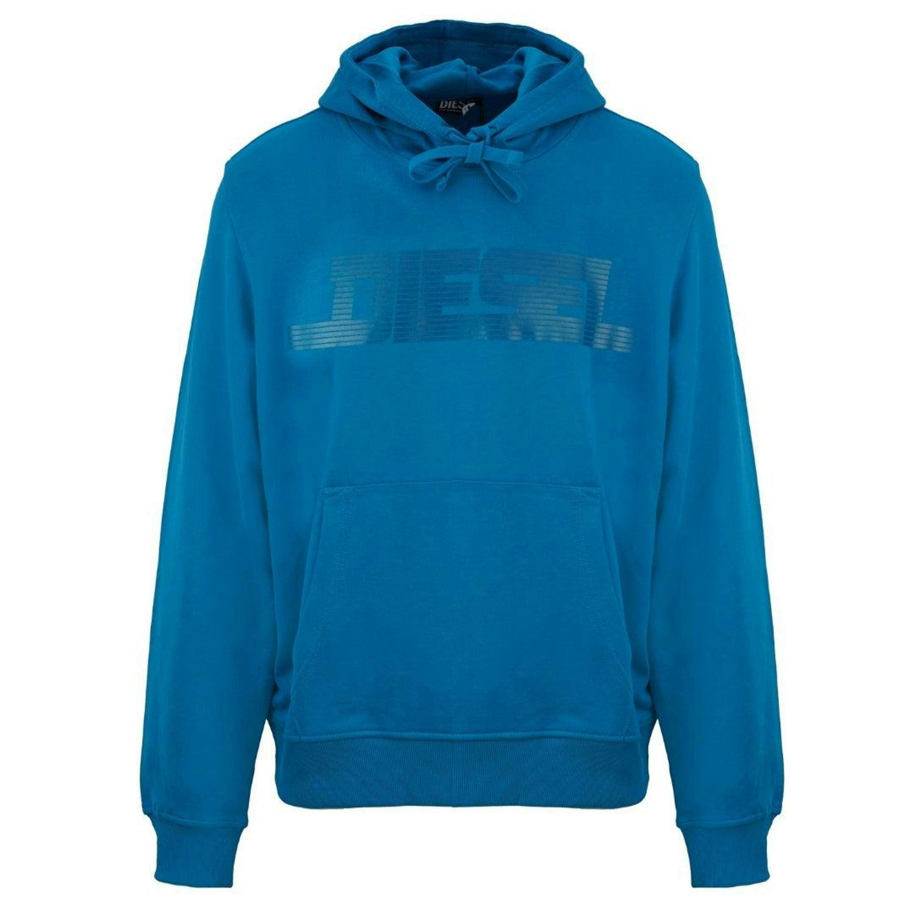 Diesel Mens Monotone Logo Hoodie , view 1 of 2