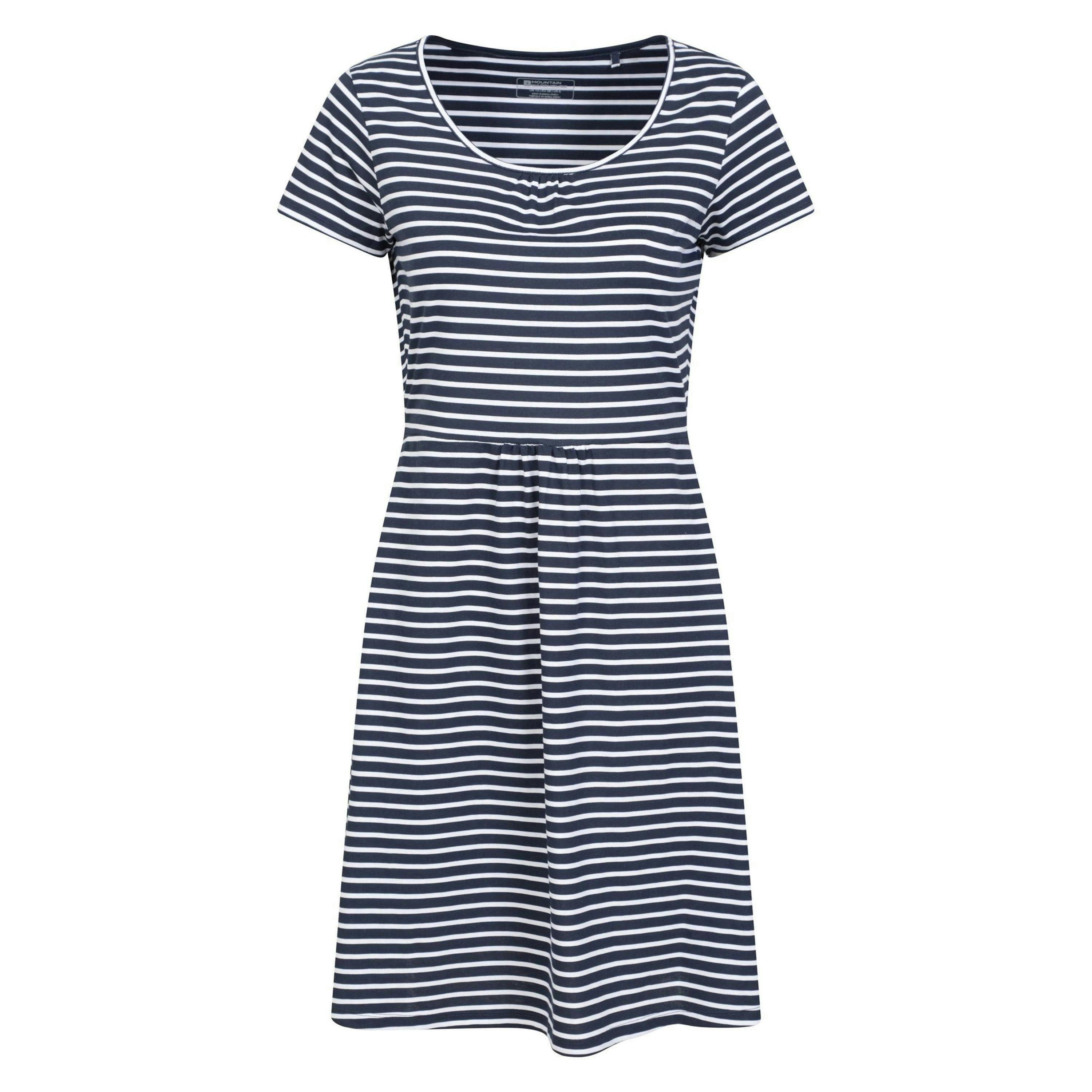 Mountain Warehouse Womens/Ladies Essentials Lora Stripe Skater Dress , view 1 of 4