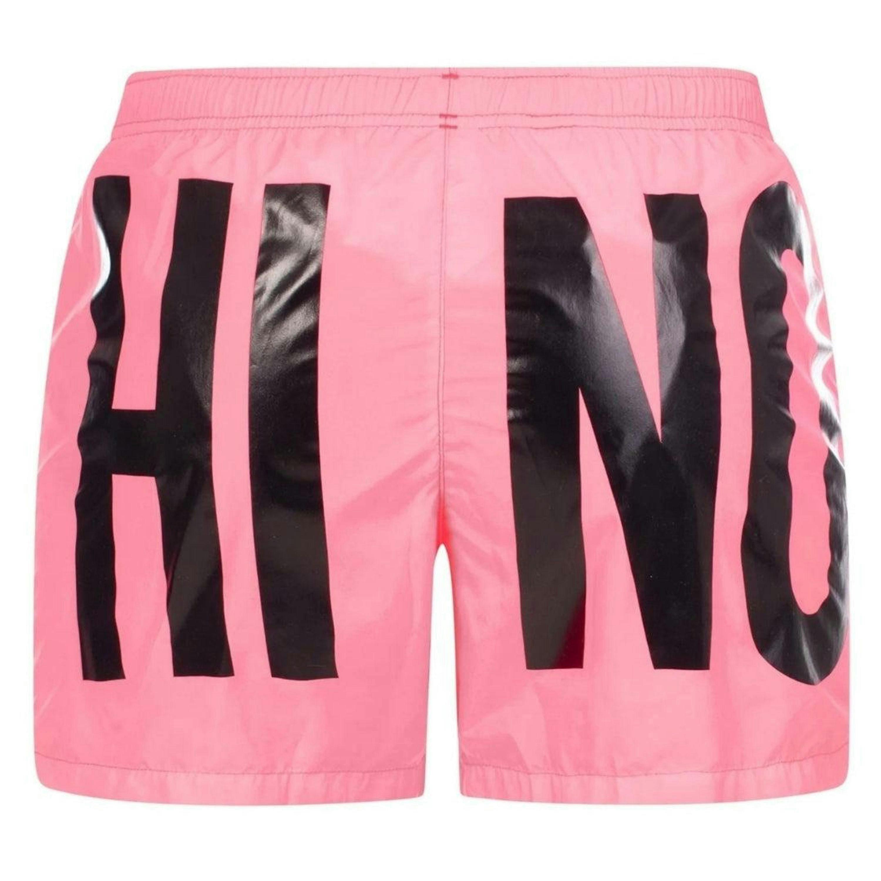 Moschino Mens Logo Swim Shorts , view 2 of 3