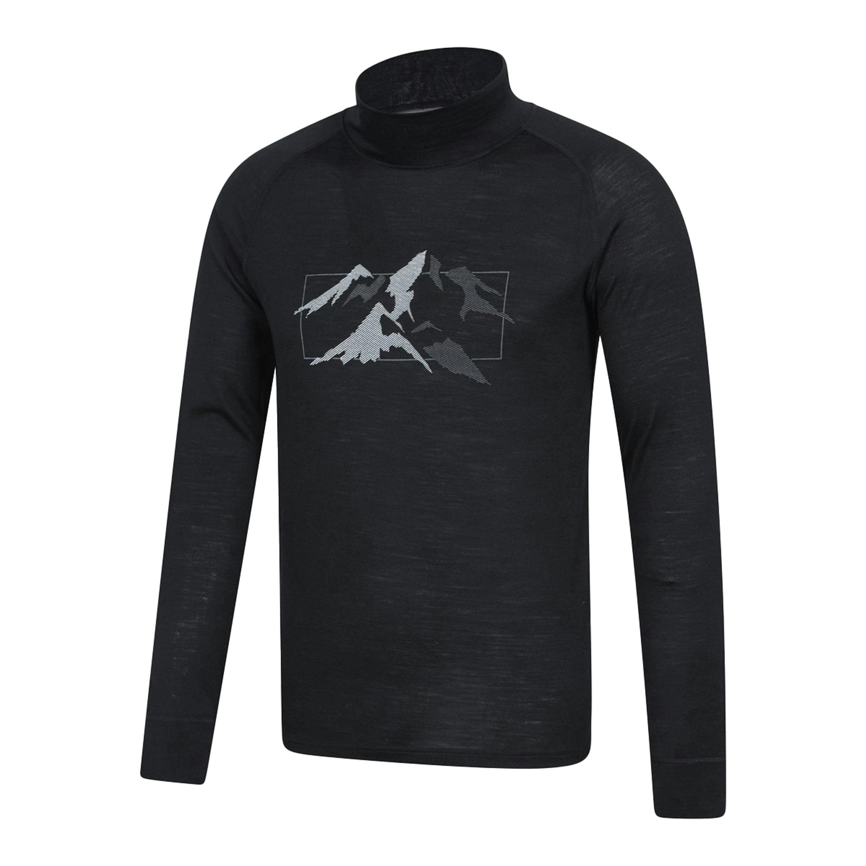 Mountain Warehouse Unisex Adult Quest Merino Wool Long-Sleeved Thermal Top , view 3 of 5