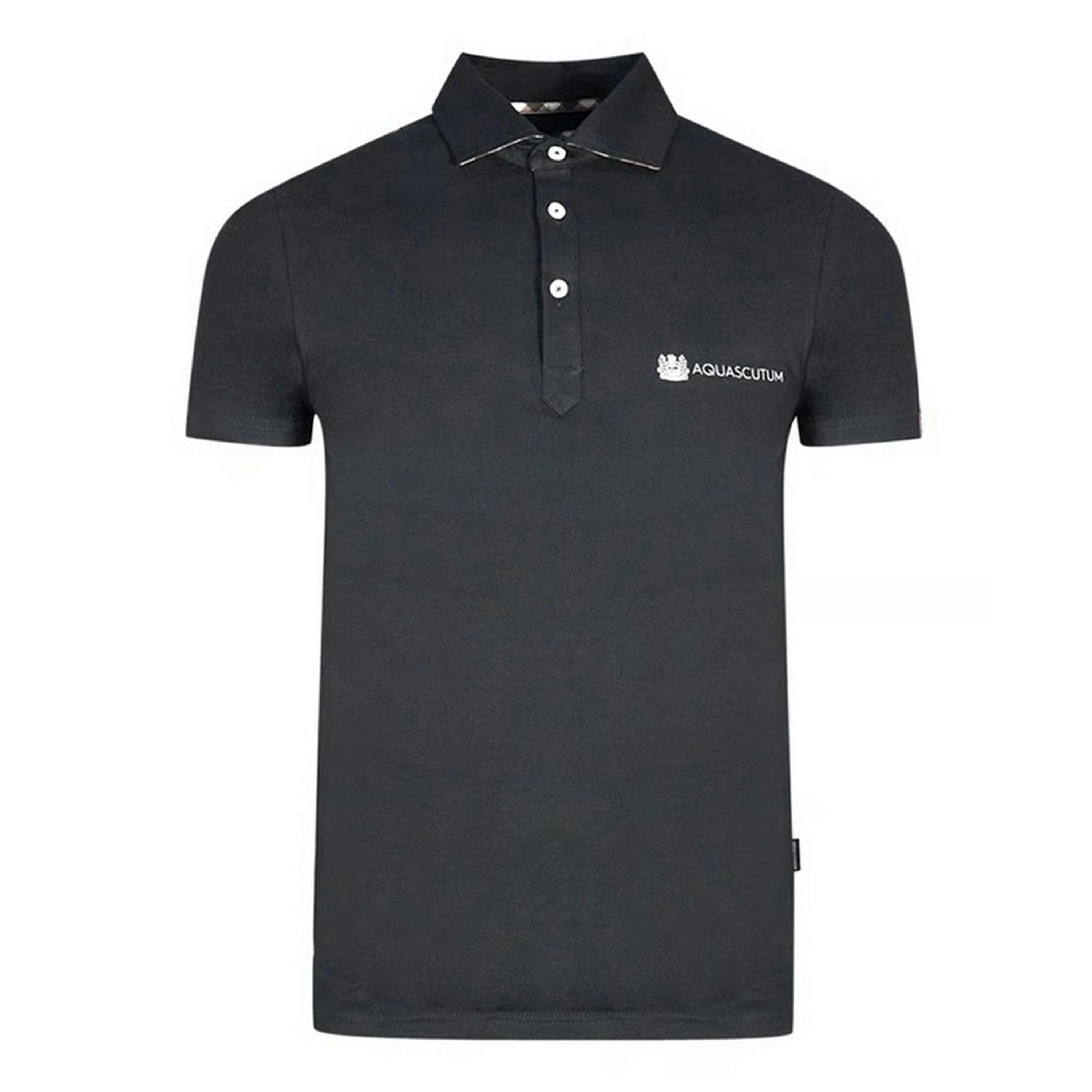 Aquascutum Unisex Adult Aldis Logo Polo Shirt , view 1 of 2