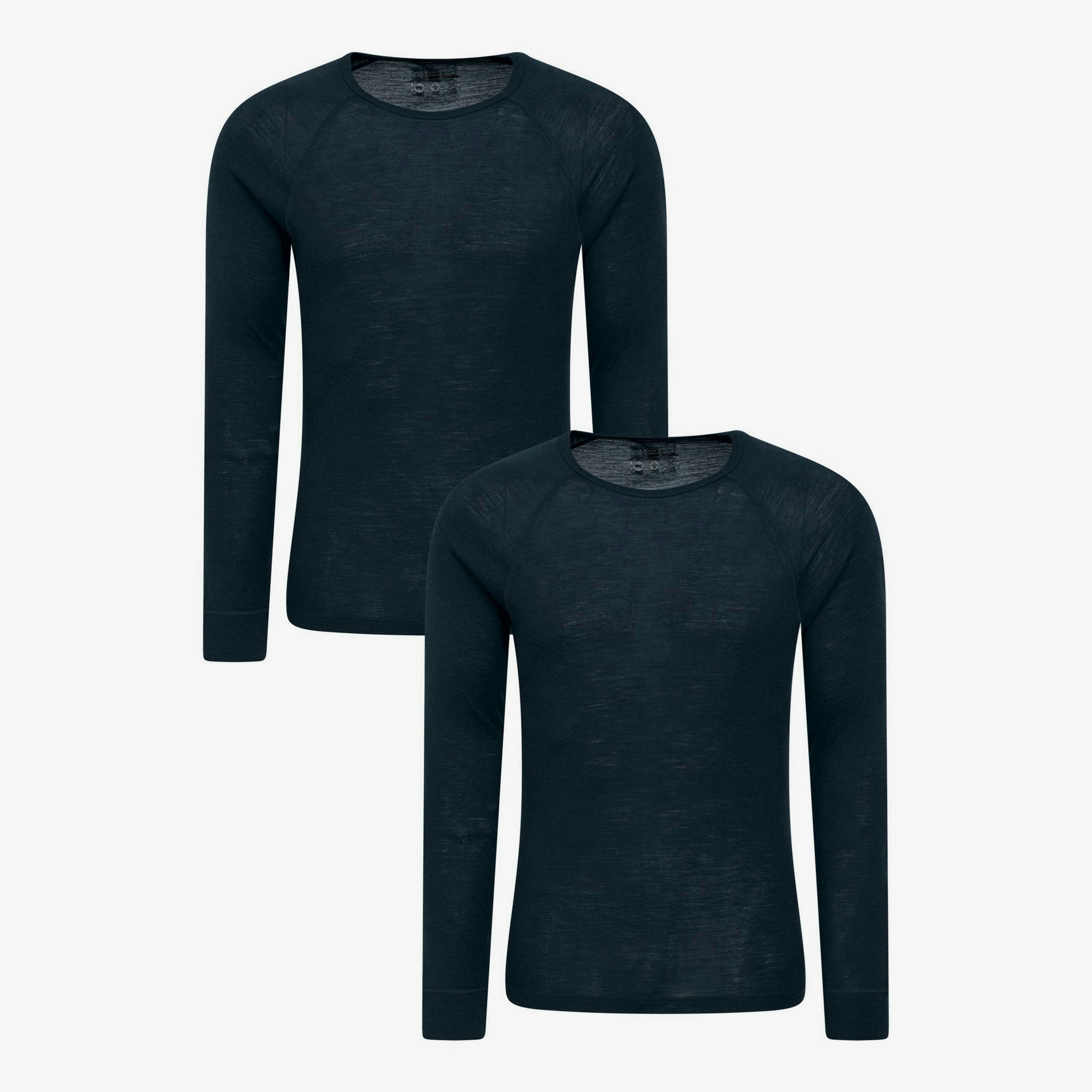 Mountain Warehouse Mens Merino Wool Base Layer Top (Pack of 2) , view 1 of 1