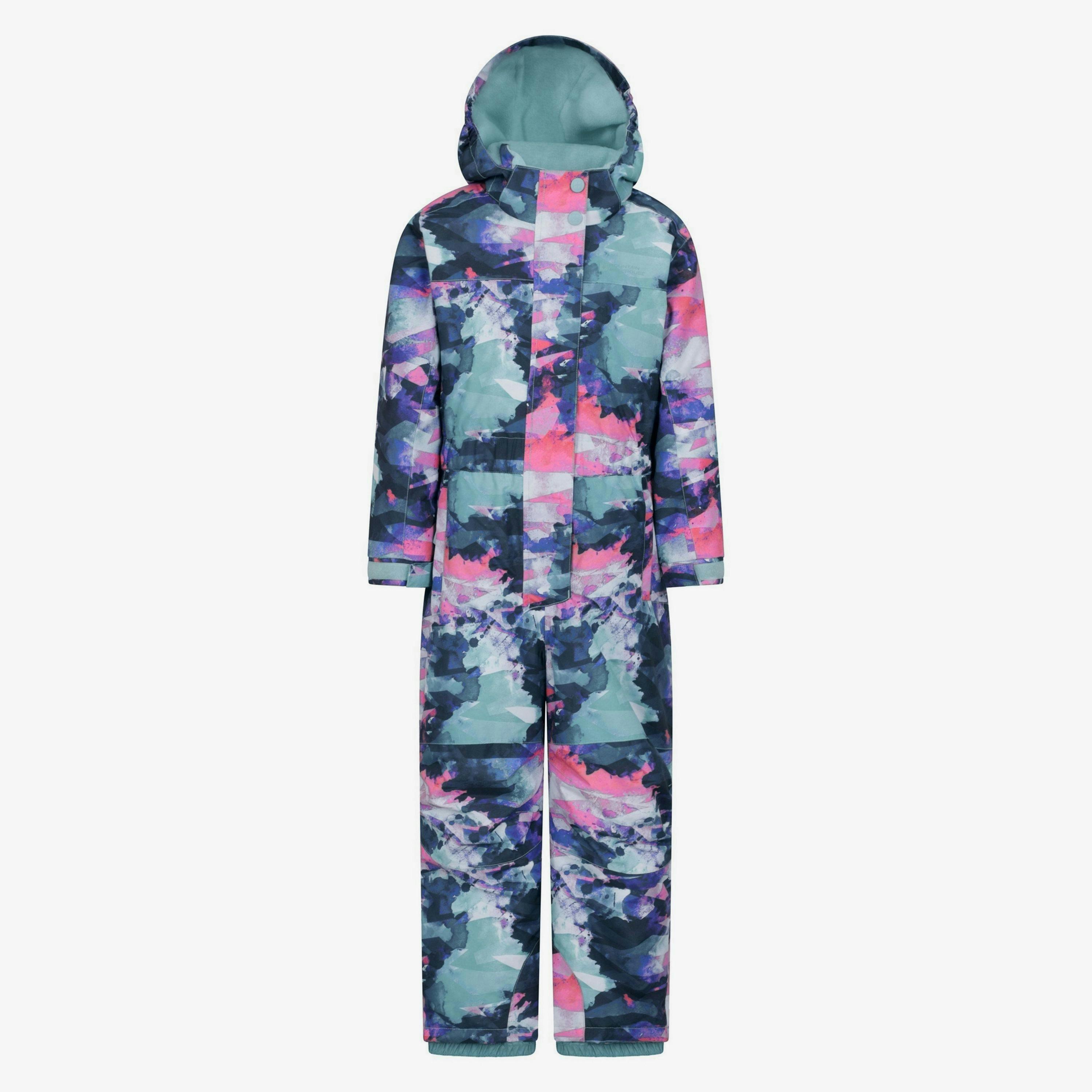 Mountain Warehouse Childrens/Kids Cloud Print Waterproof All In One Snowsuit , view 1 of 4
