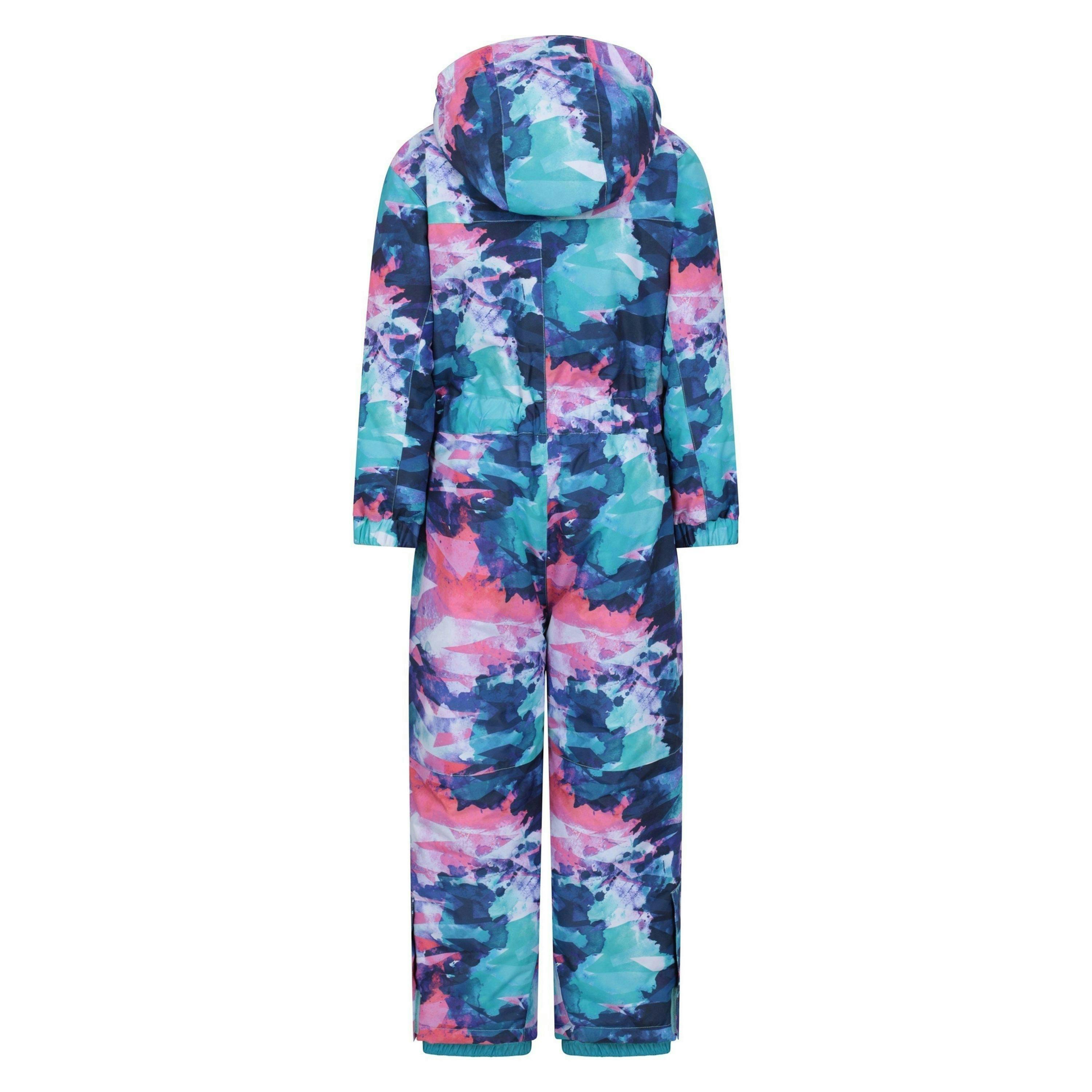 Mountain Warehouse Childrens/Kids Cloud Print Waterproof All In One Snowsuit , view 2 of 4