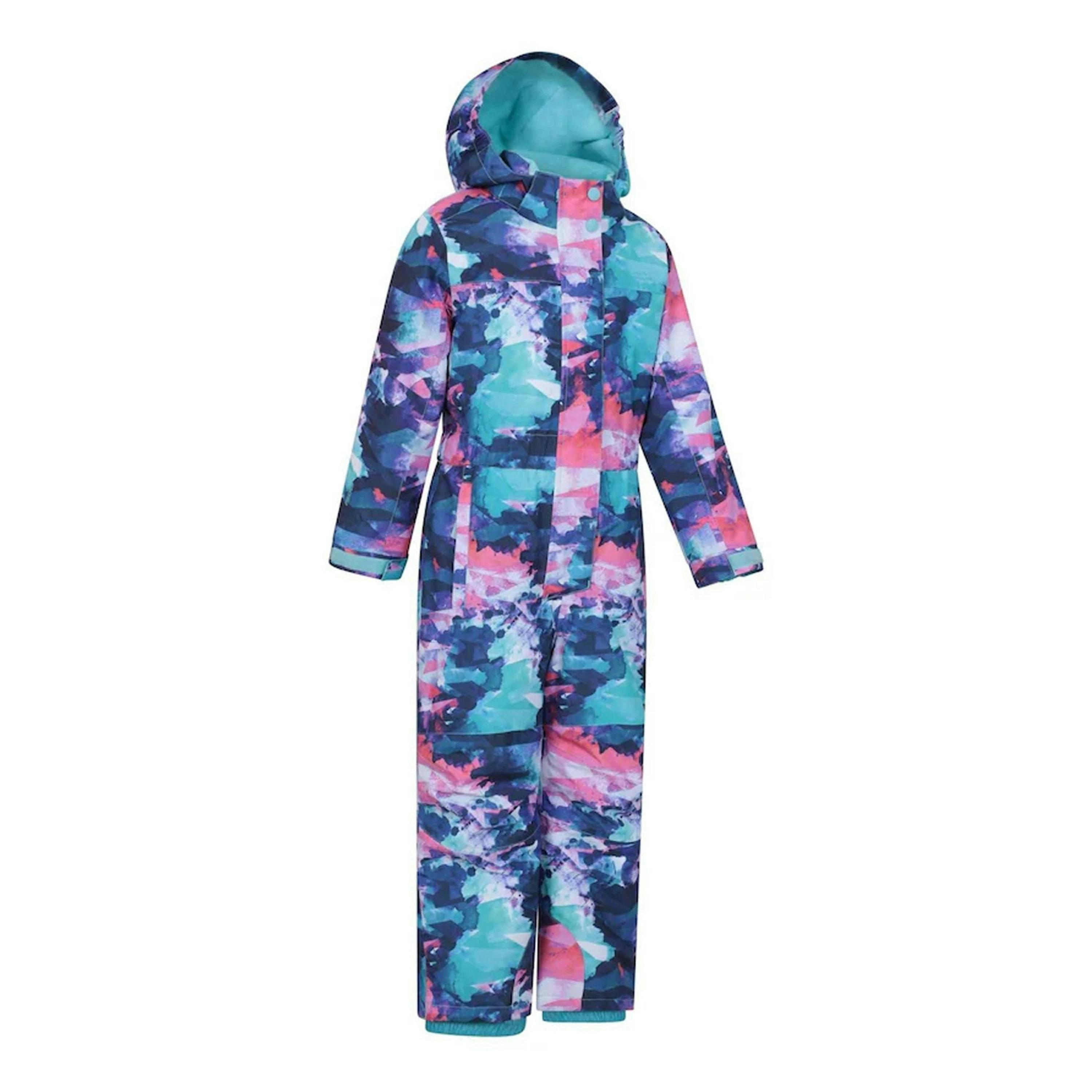 Mountain Warehouse Childrens/Kids Cloud Print Waterproof All In One Snowsuit , view 4 of 4