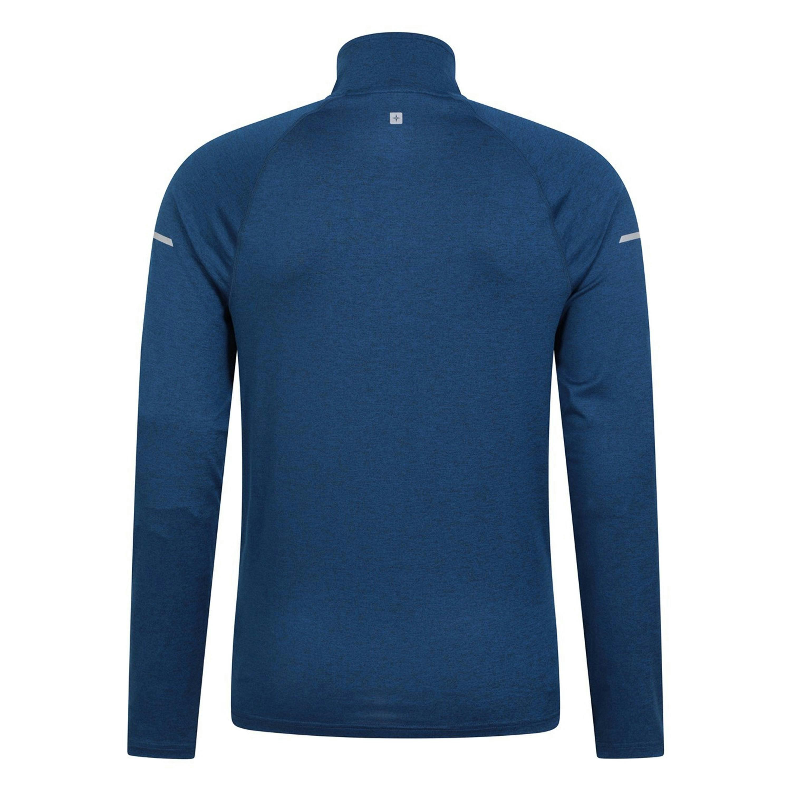 Mountain Warehouse Mens Echo Melange Recycled Half Zip Midlayer , view 2 of 5