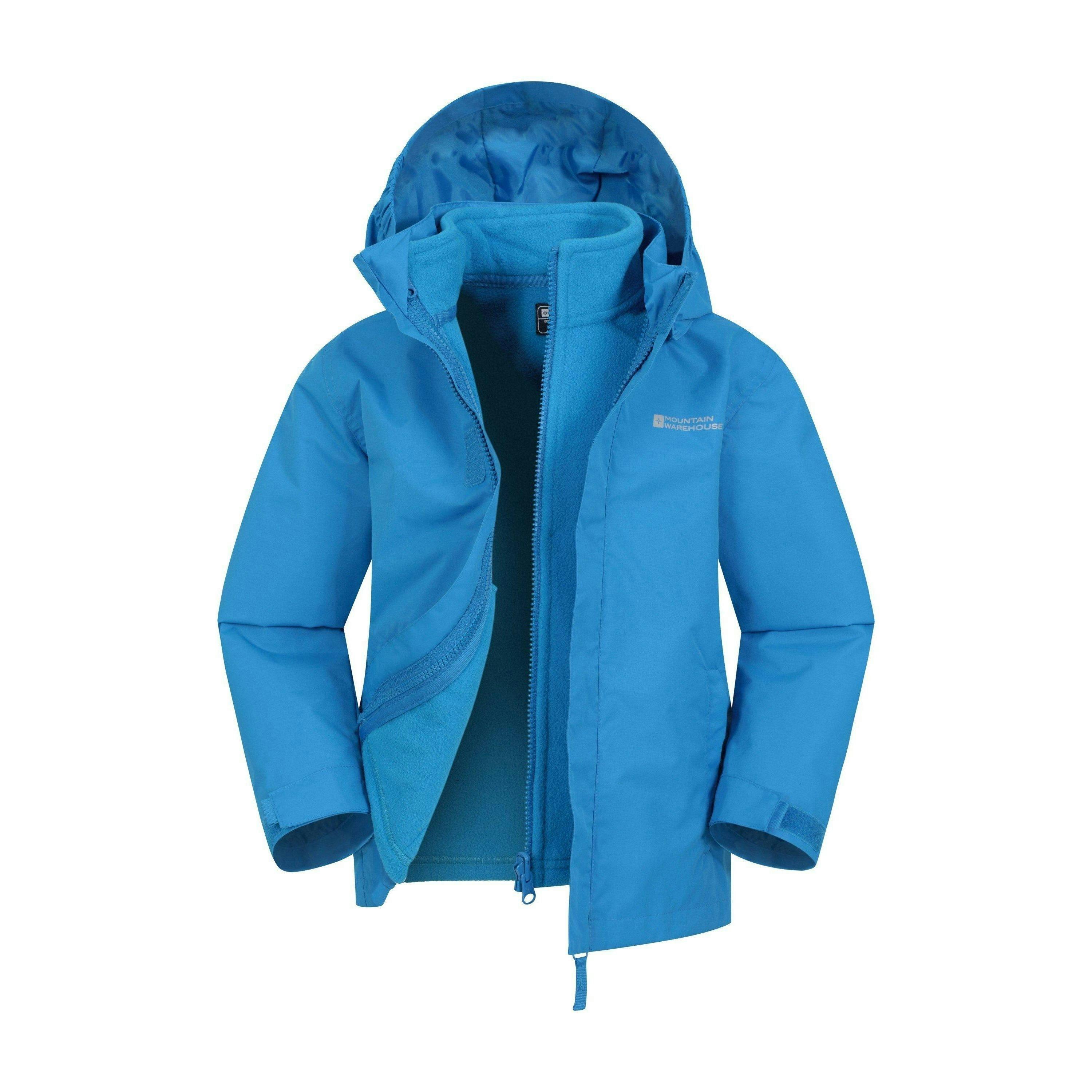 Mountain Warehouse Childrens/Kids Fell 3 in 1 Water Resistant Jacket , view 2 of 4