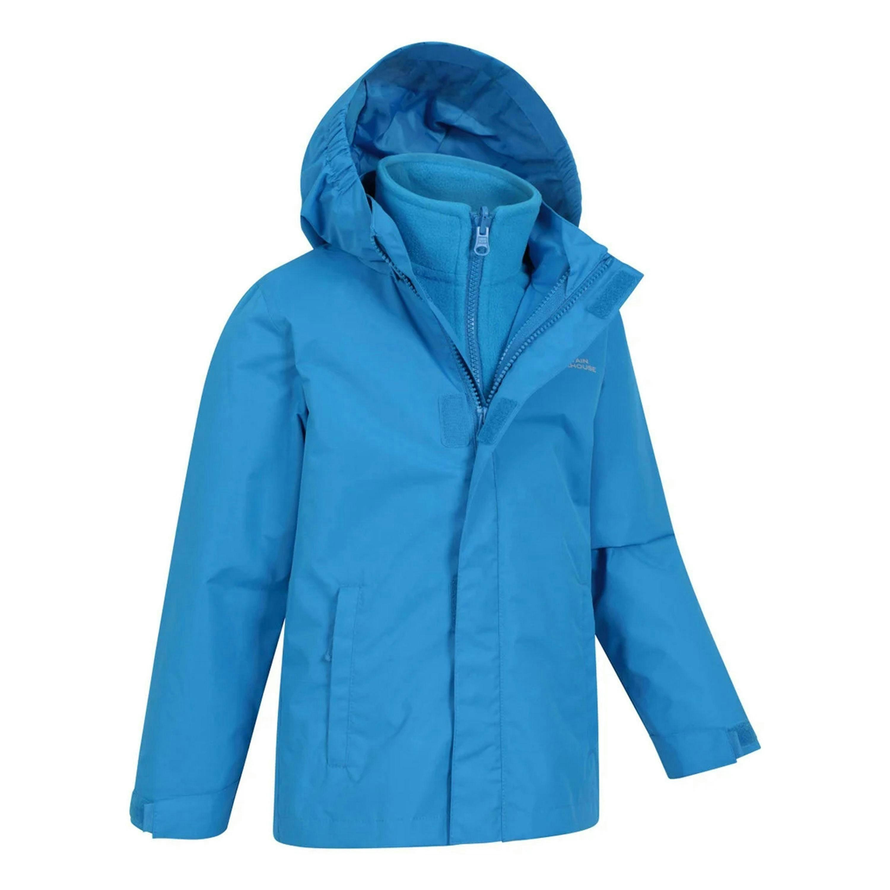 Mountain Warehouse Childrens/Kids Fell 3 in 1 Water Resistant Jacket , view 3 of 4
