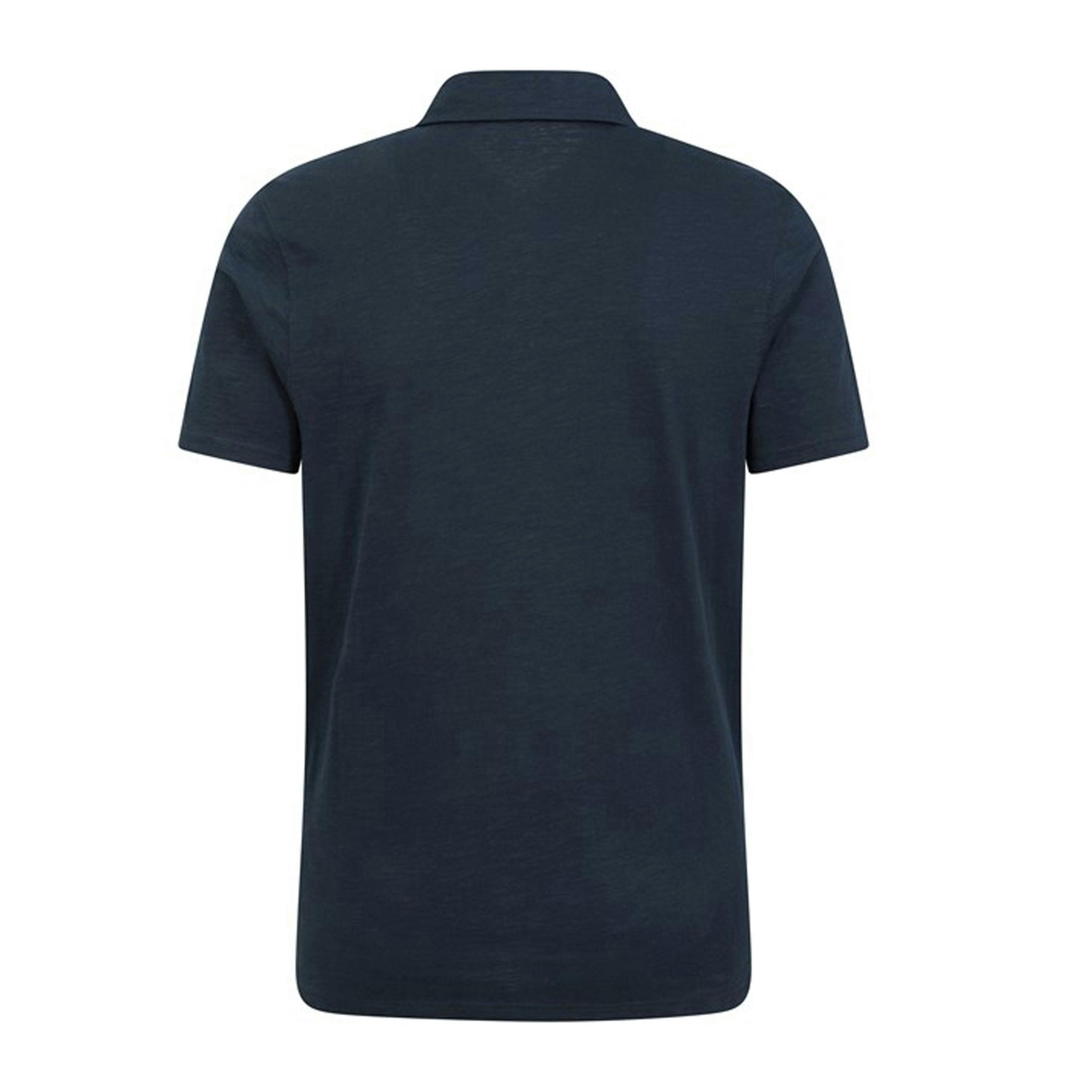 Mountain Warehouse Mens Hasst II Organic Polo Shirt , view 2 of 3