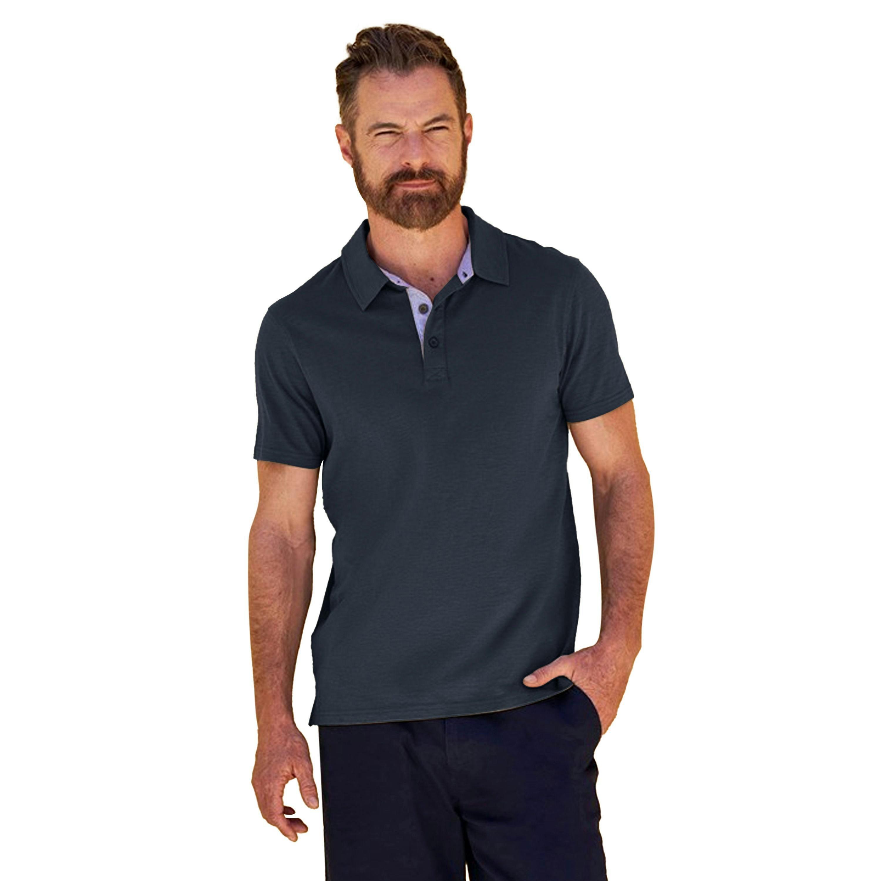 Mountain Warehouse Mens Hasst II Organic Polo Shirt , view 3 of 3