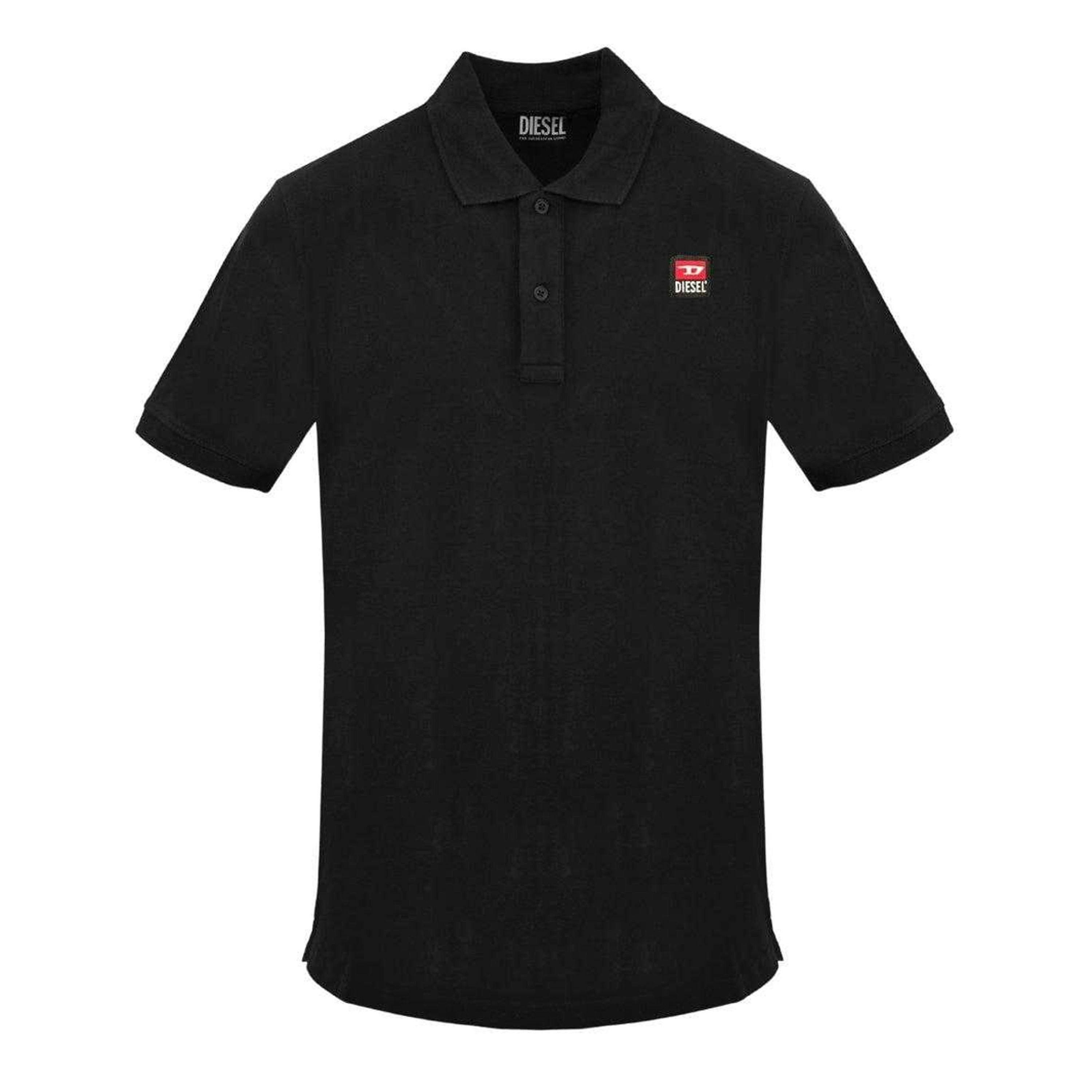 Diesel Mens Caviar Small Logo Polo Shirt , view 1 of 2